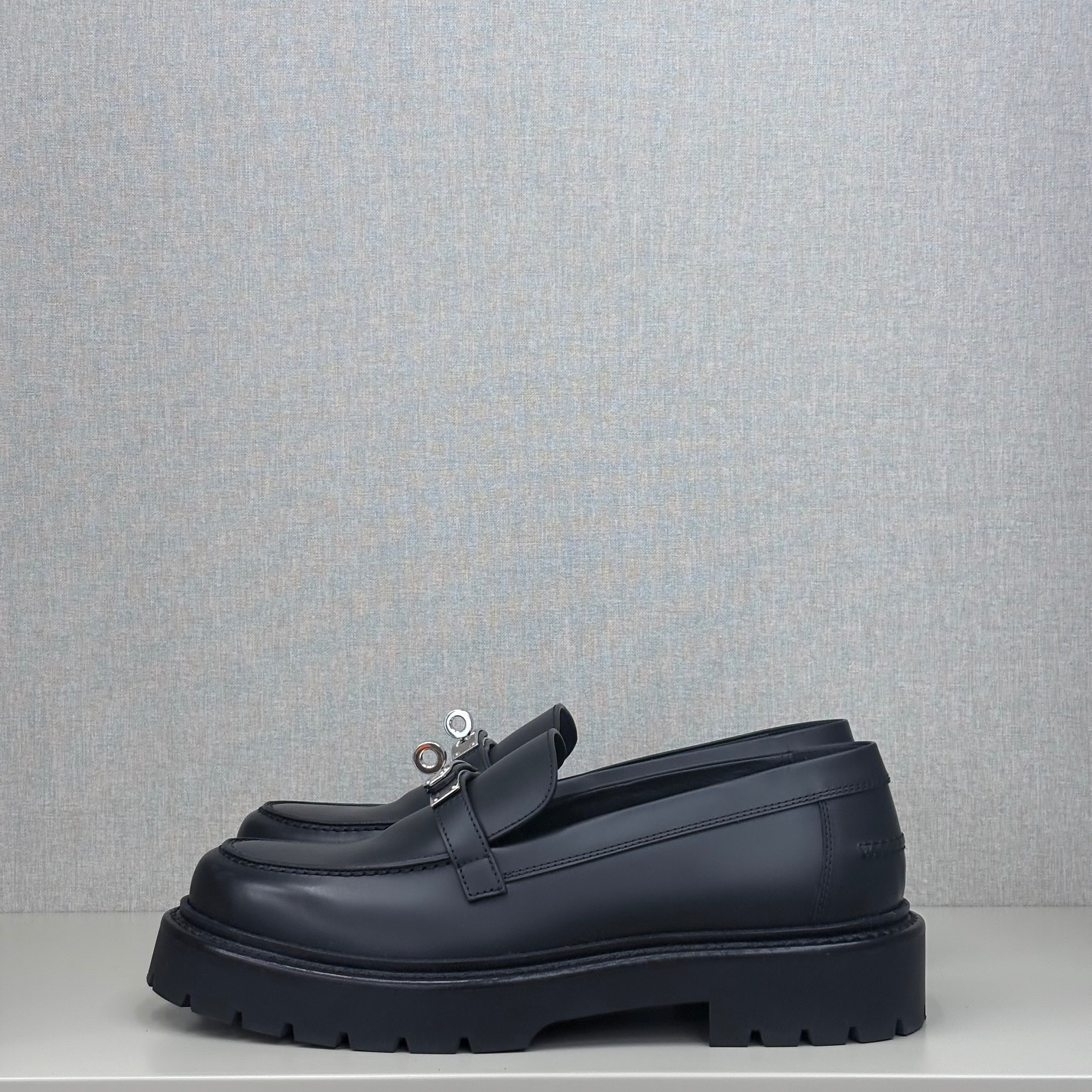Hermes Icone Loafer Black New