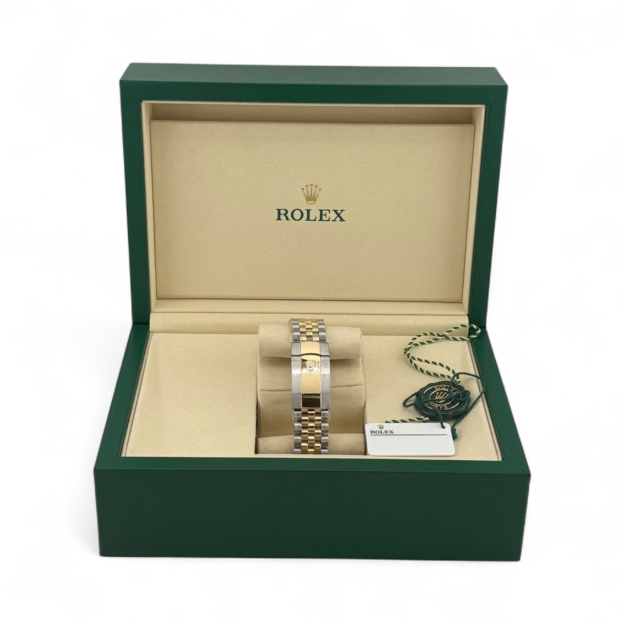 Rolex Datejust 41mm Wimbledon Two-Tone 126333 July 2024 Pre-Owned Mint Full Set