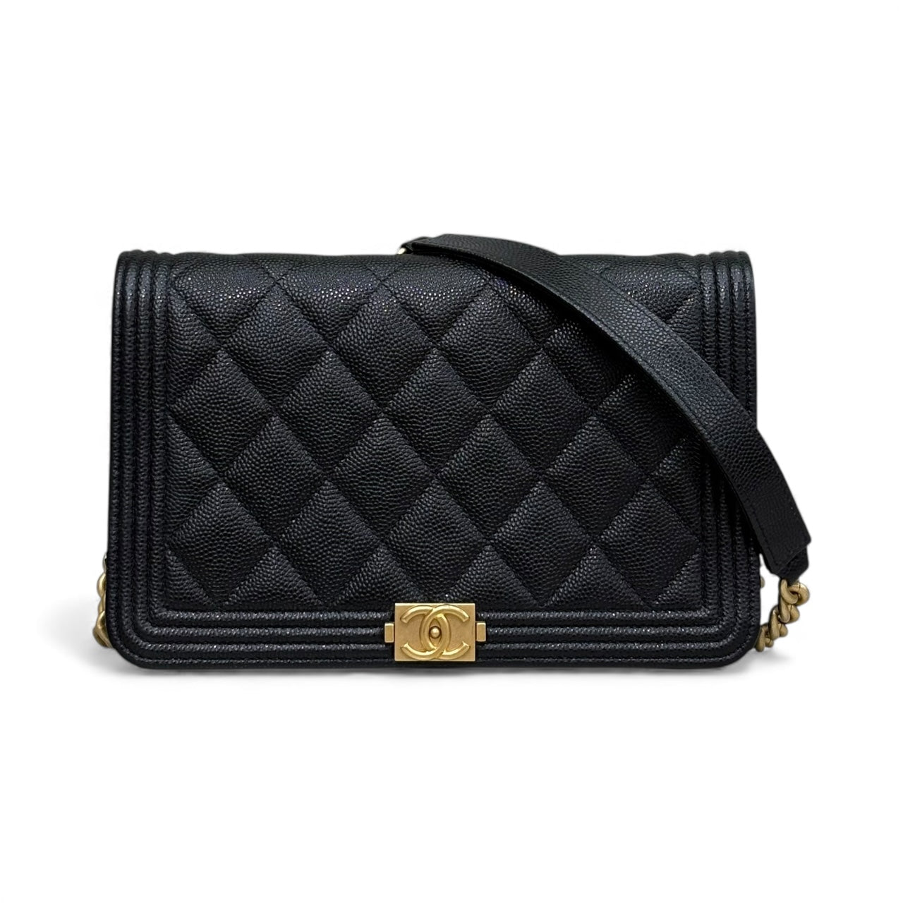 Chanel Boy Woc Caviar Pre-Owned