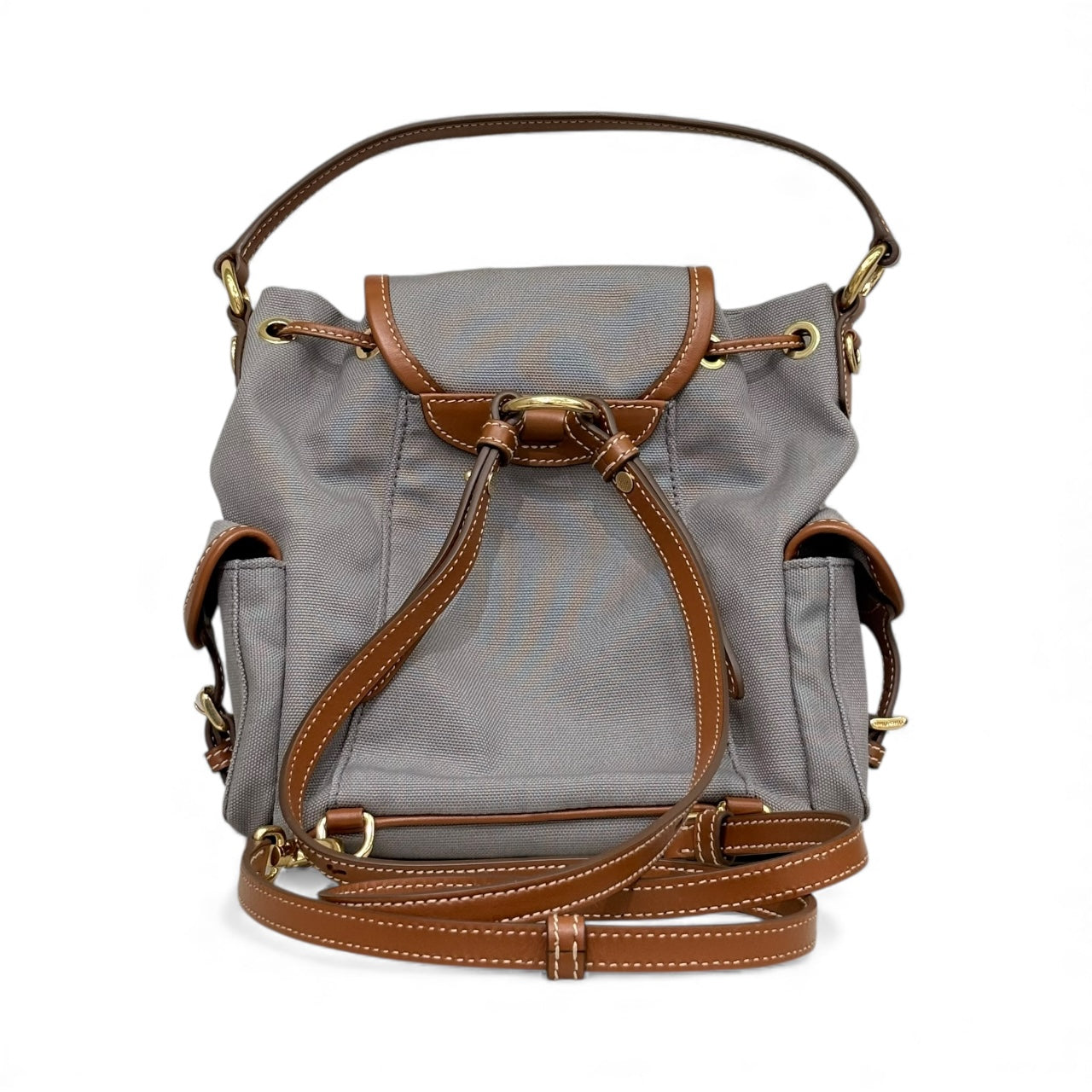 Miumiu Canvas & Leather Backpack Small