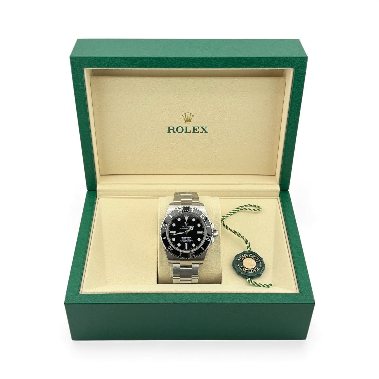 Rolex Submariner No Date 124060 Pre-Owned Mint Aug 2024