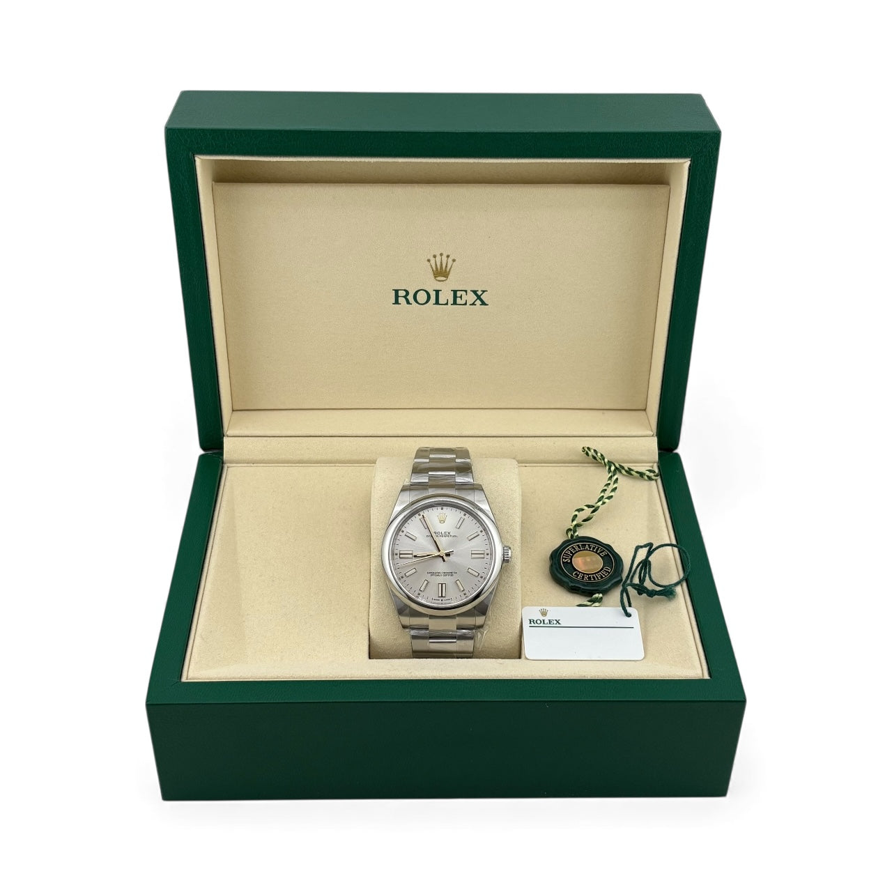 Rolex Oyster Perpetual Silver 124300 BNIB Feb 2025