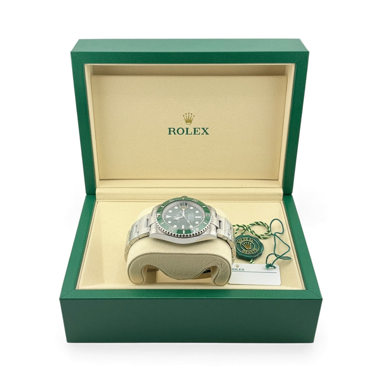 Rolex Submariner Date Hulk 116610LV Pre-Owned Mint Mar 2019