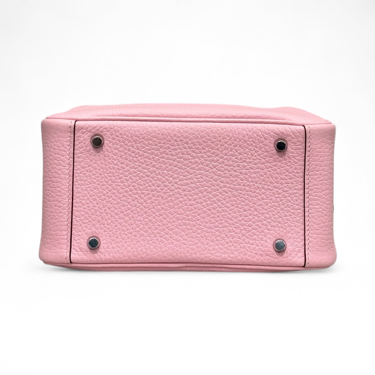 Hermes Mini Lindy Sakura Rose Clemence Leather New Stamp K