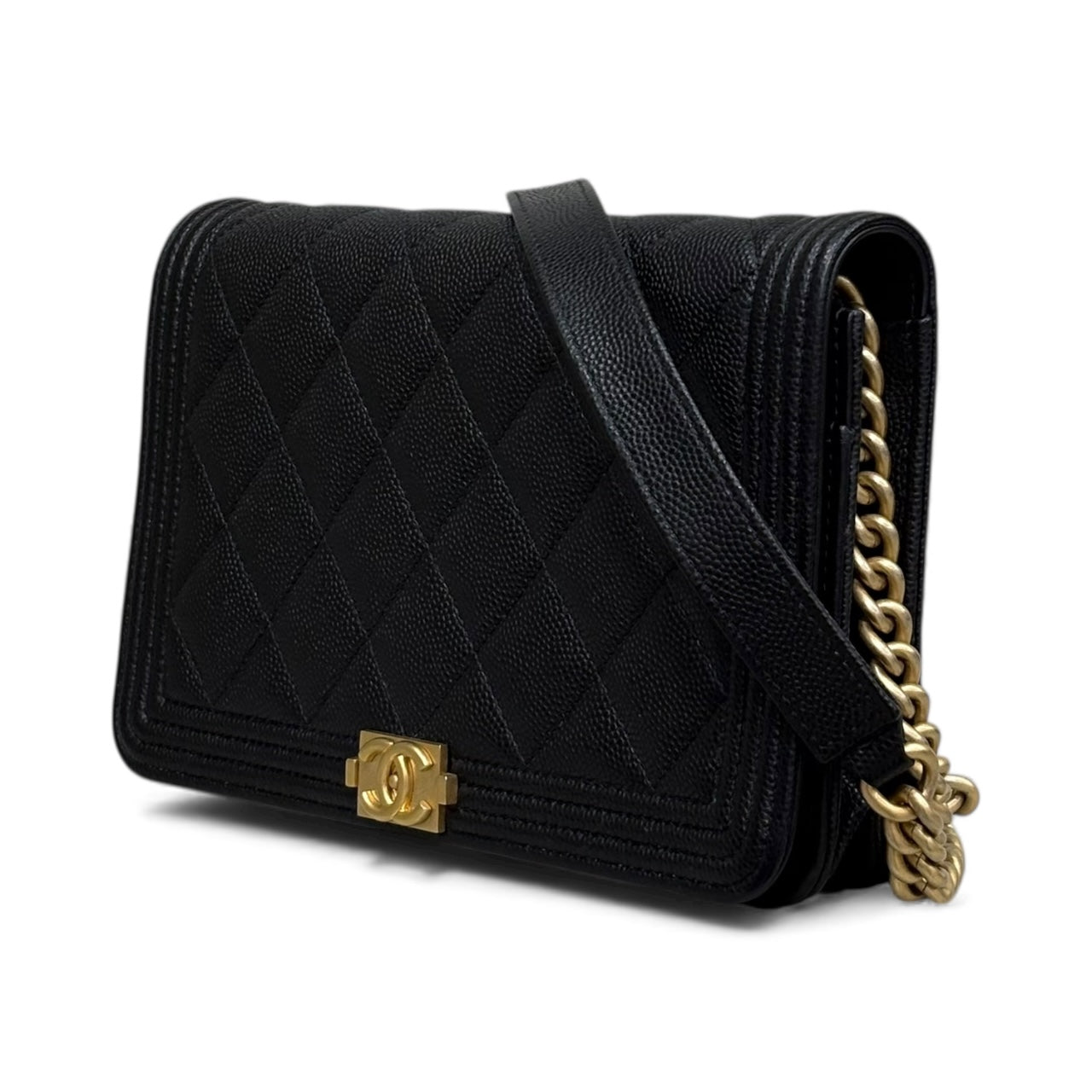 Chanel Boy Woc Caviar Pre-Owned