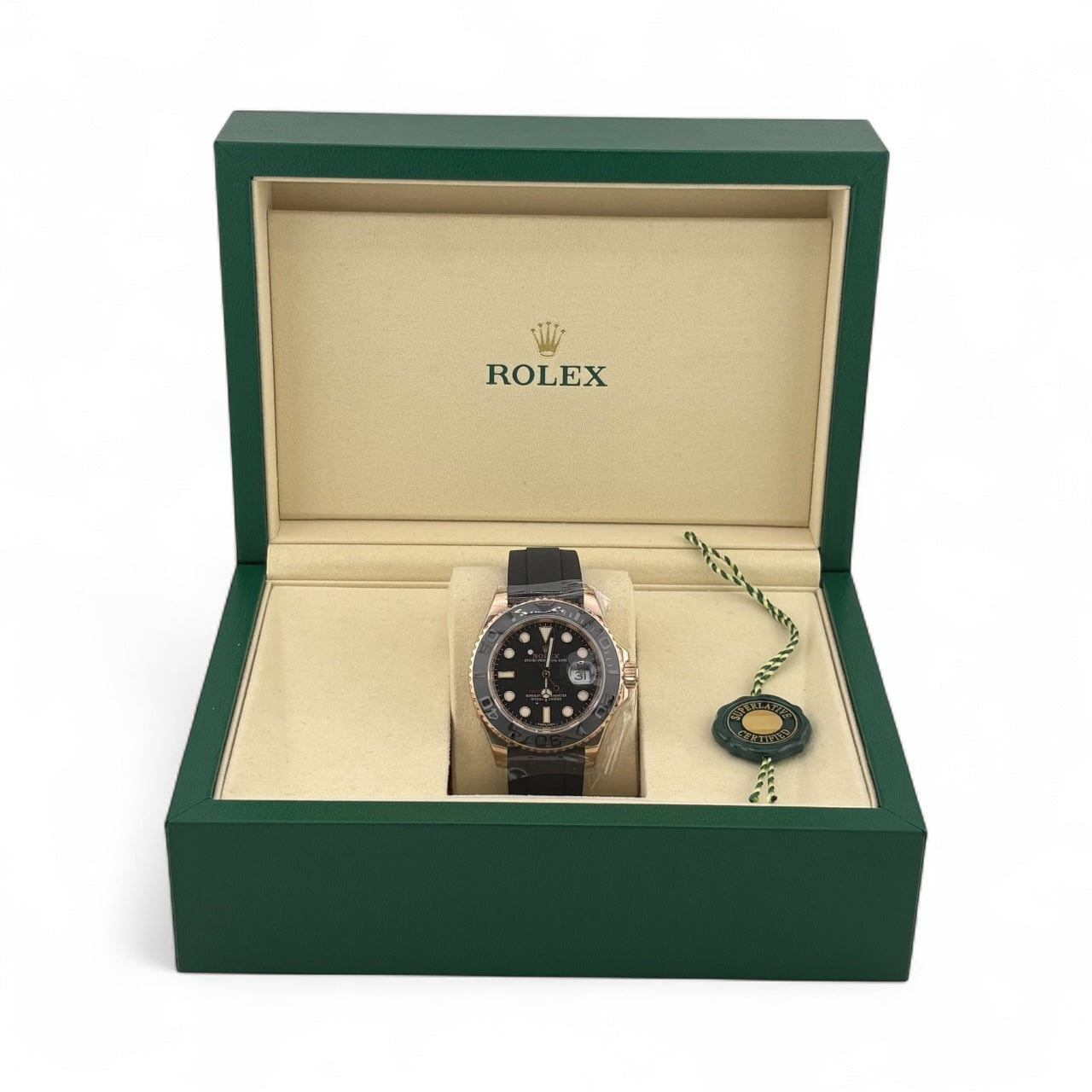 Rolex Yachtmaster 40mm 116655 Jan 2018 Pre-Owned Mint Full Set NWT