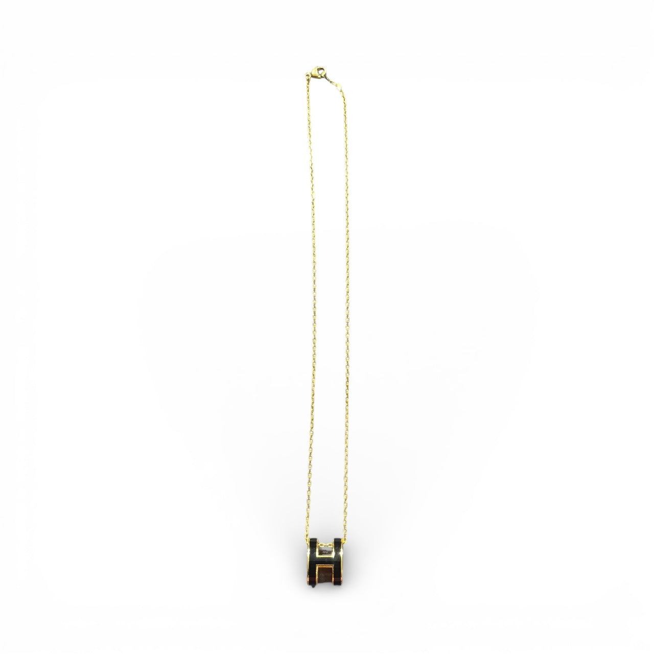 HERMÈS POP H Pendant Black Gold Pre-Owned
