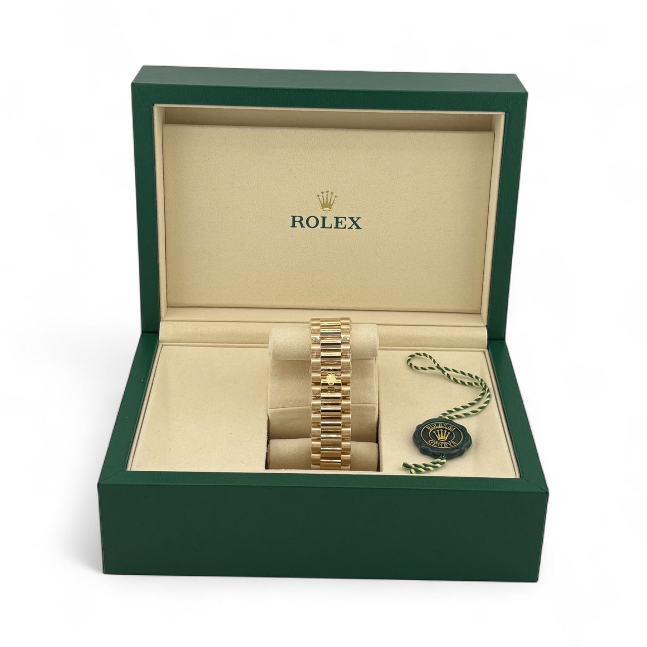 Rolex Day-Date Champagne 228238 Pre-Owned Mint Full Set NWT