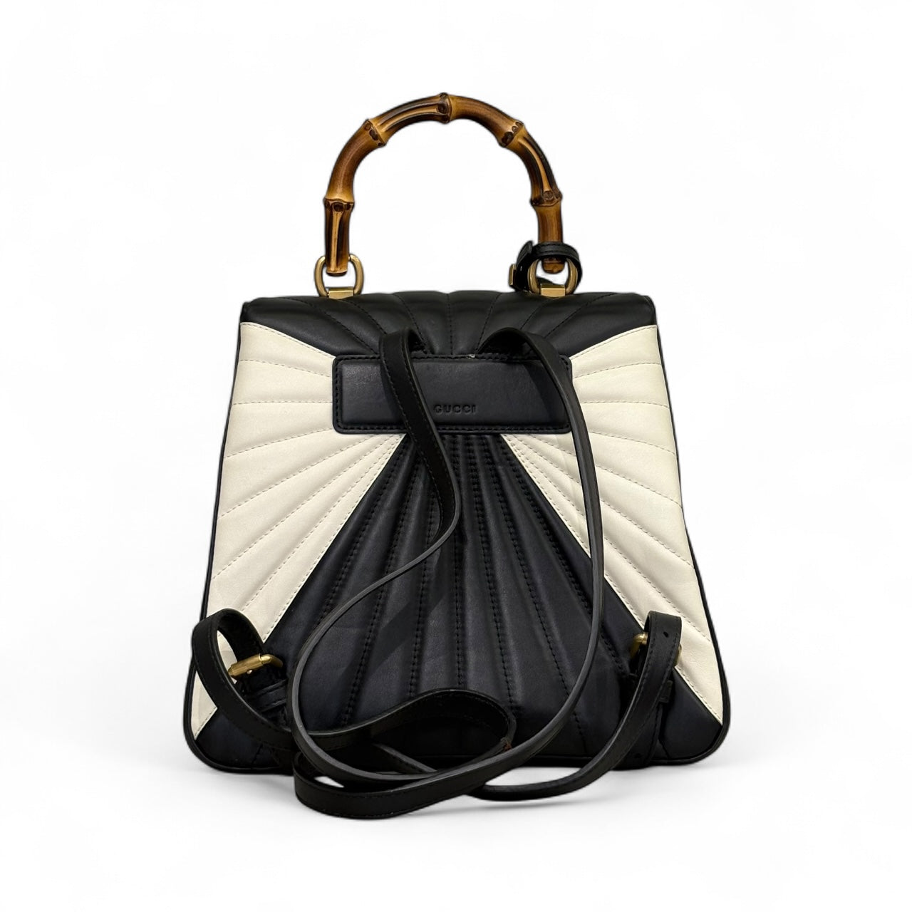 Gucci Backpack Bamboo Handle Pre-Owned