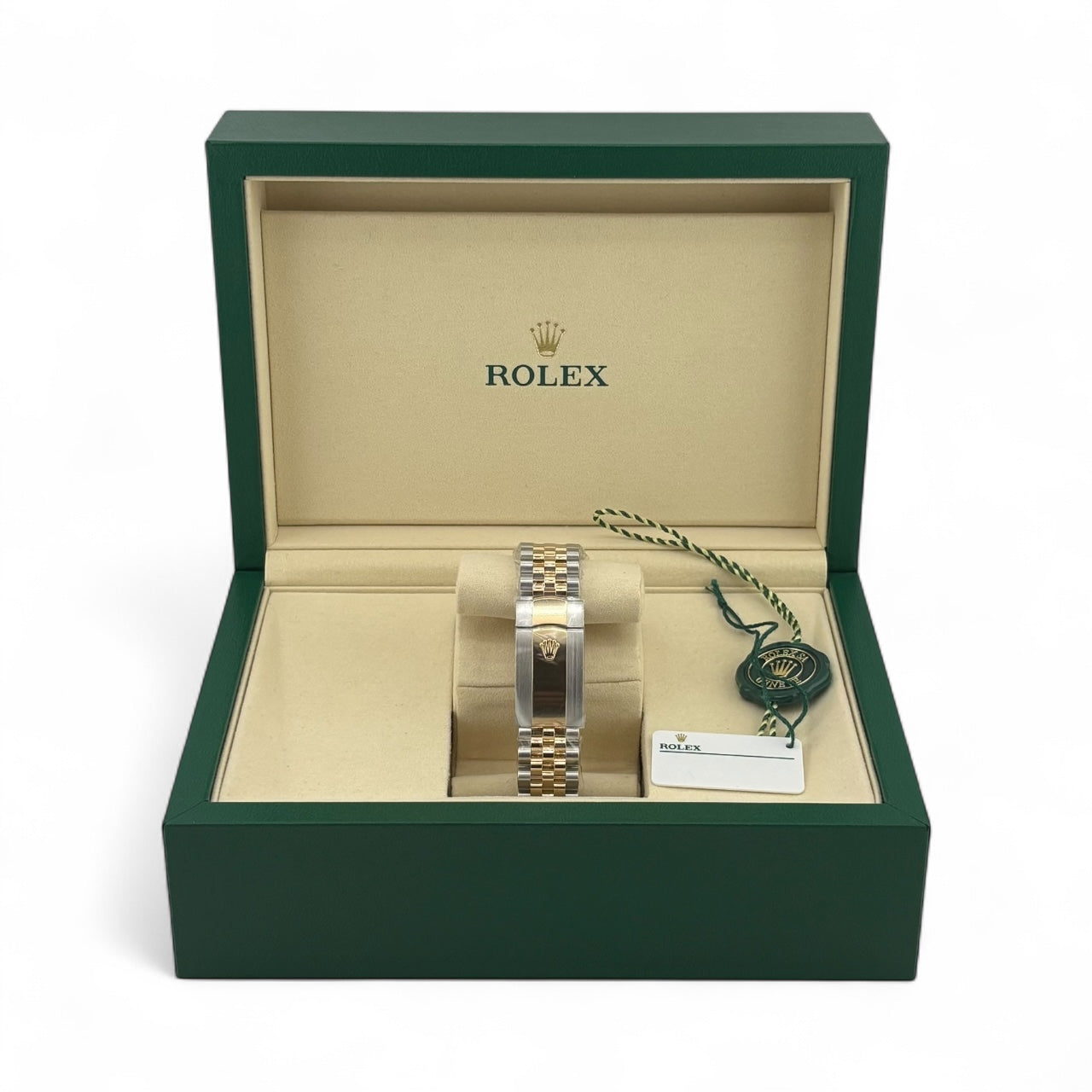 Rolex Datejust 41mm Wimbeldon Two-Tone 126333 March 2024 Pre-Owned Mint Full Set