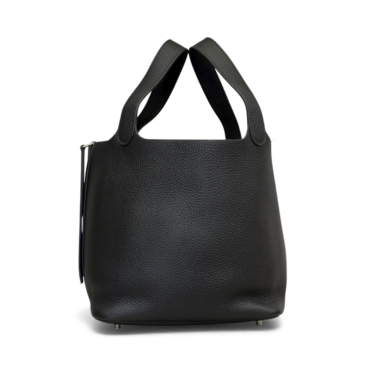 Picotin 22 Clemence Leather Black Pre-Owned