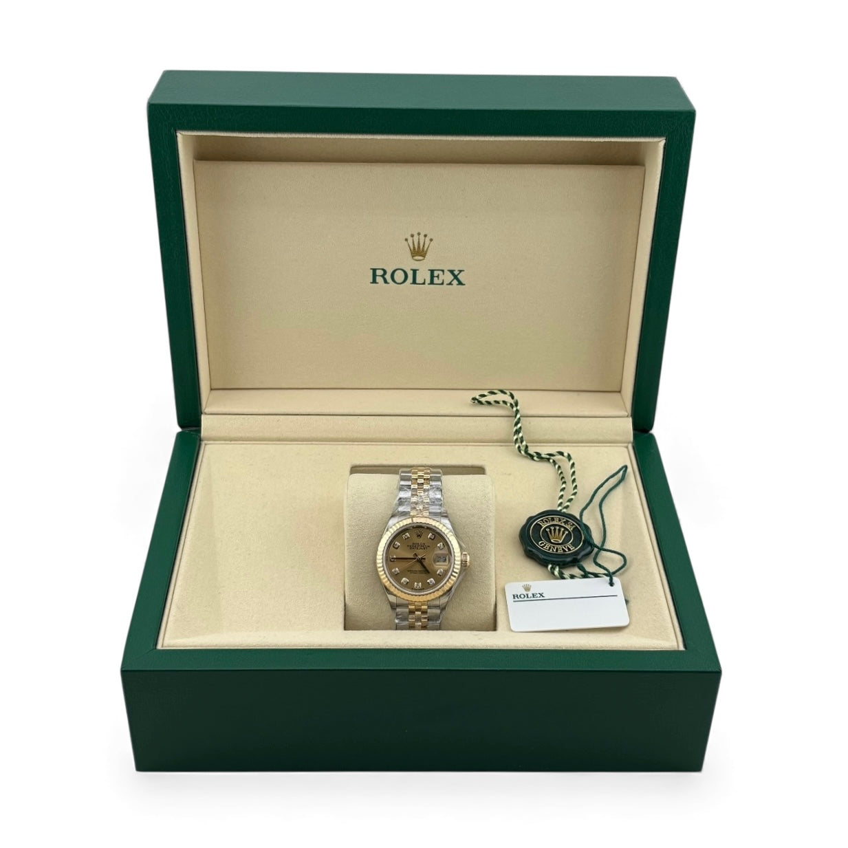 Rolex Datejust Two-Tone Diamond 279173 Pre-Owned Mint Nov 2023