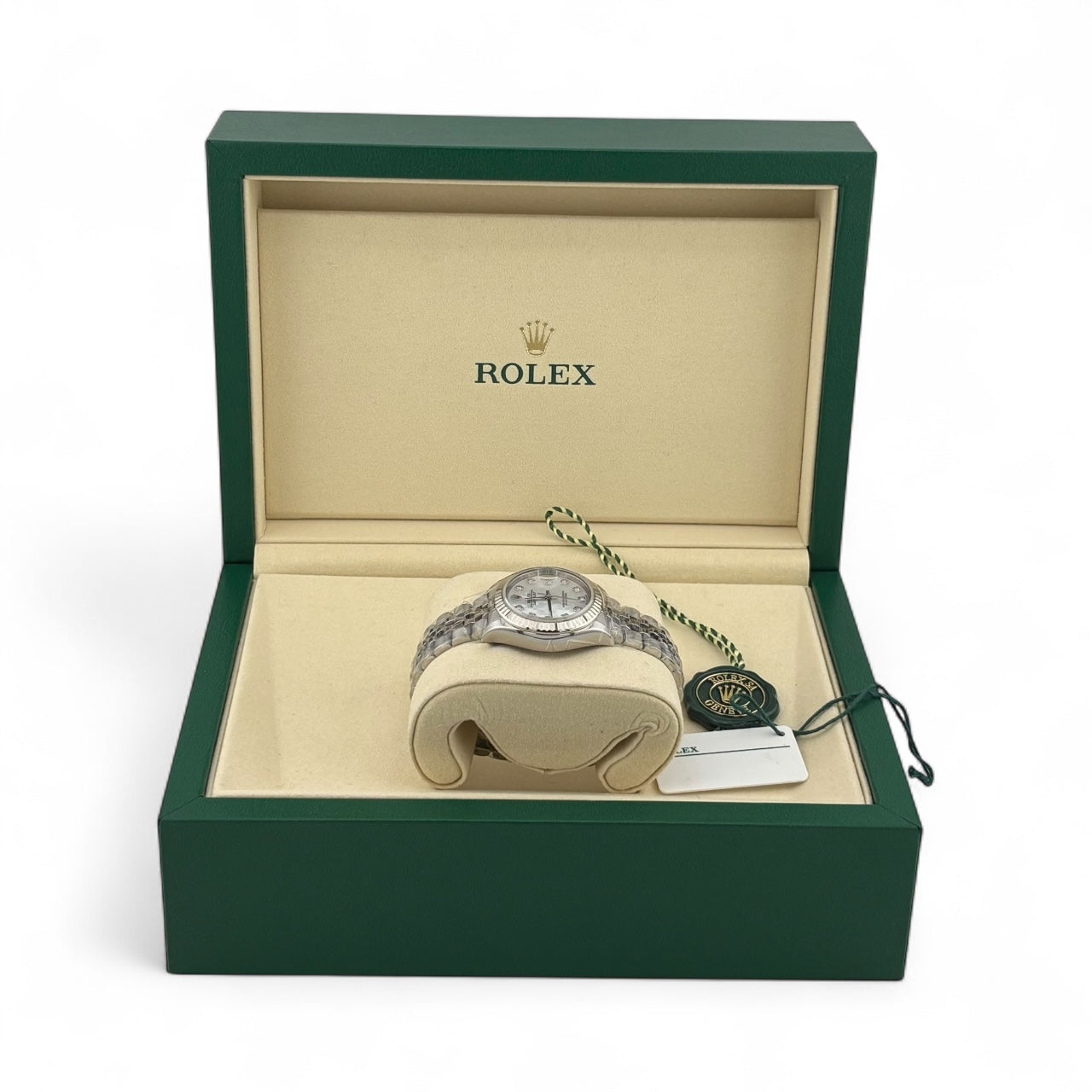 Rolex Lady Datejust MOP White 279174 Aug 2024 Pre-Owned Mint Full Set