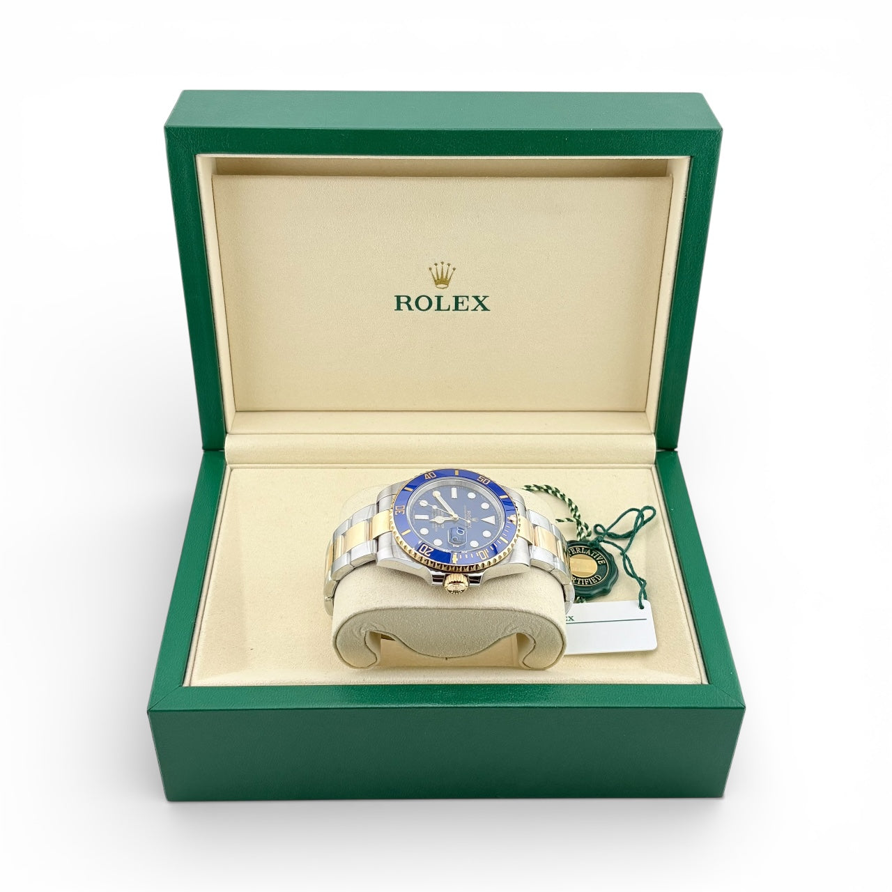 Rolex Submariner Date Bluesy 116613LB Pre-Owned Mint May 2019