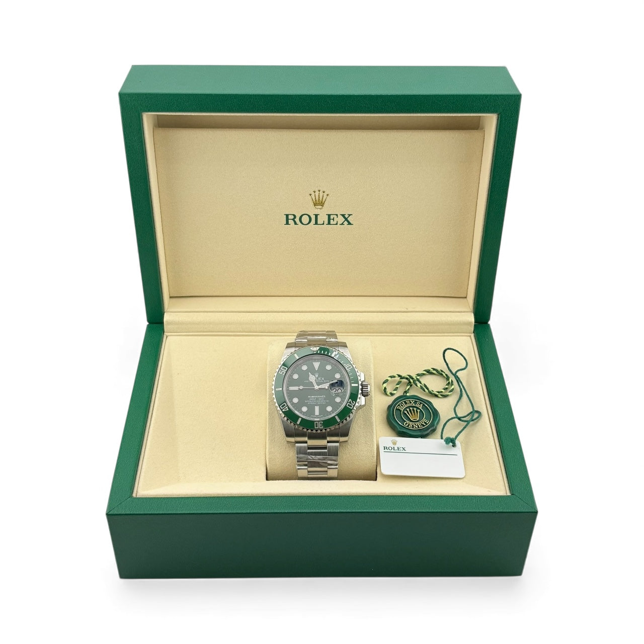 Rolex Submariner Date Hulk 116610LV Pre-Owned Mint Mar 2019