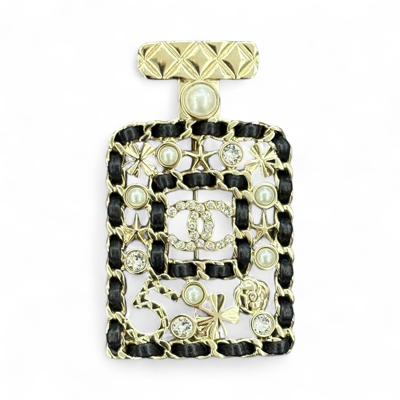 Chanel Perfume Bottle Brooch Pre-Owned