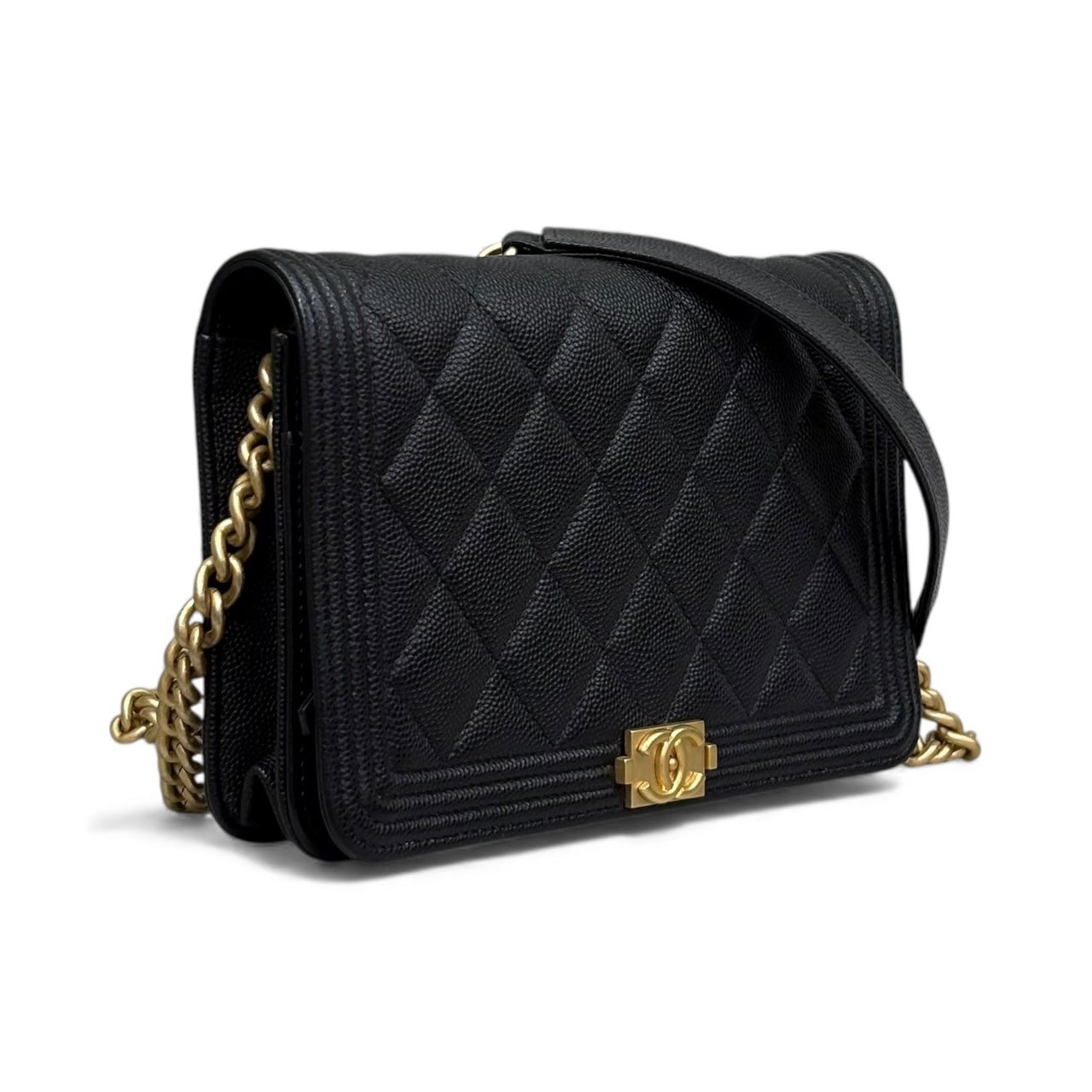 Chanel Boy Woc Caviar Pre-Owned