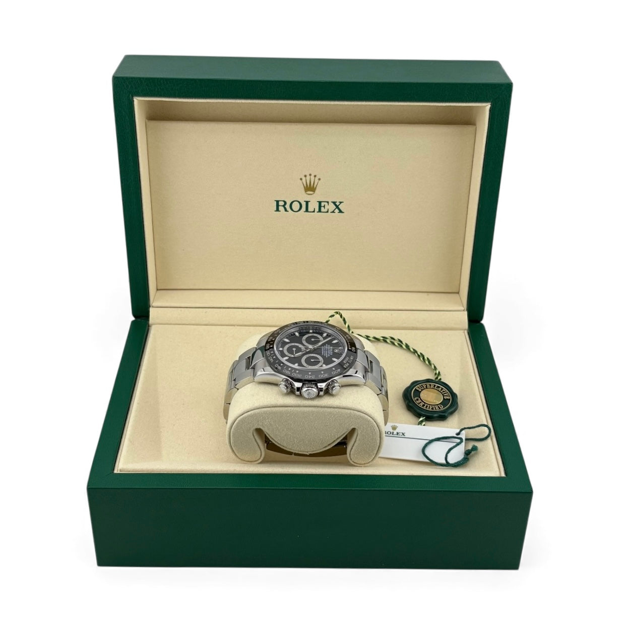Rolex Daytona Black Dial 116500LN Pre-Owned Mint May 2022