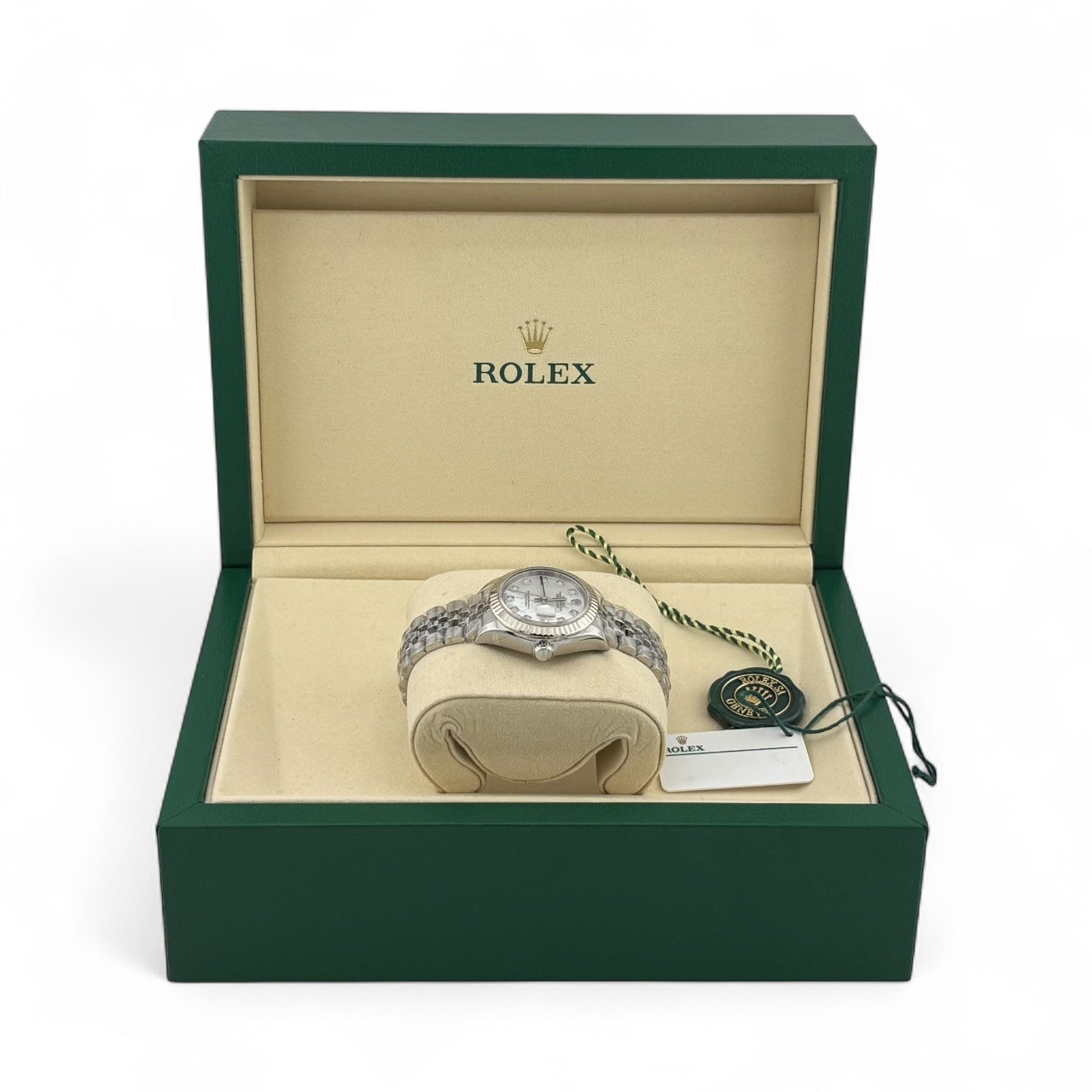 Rolex Lady Datejust MOP White 279174 Aug 2024 Pre-Owned Mint Full Set