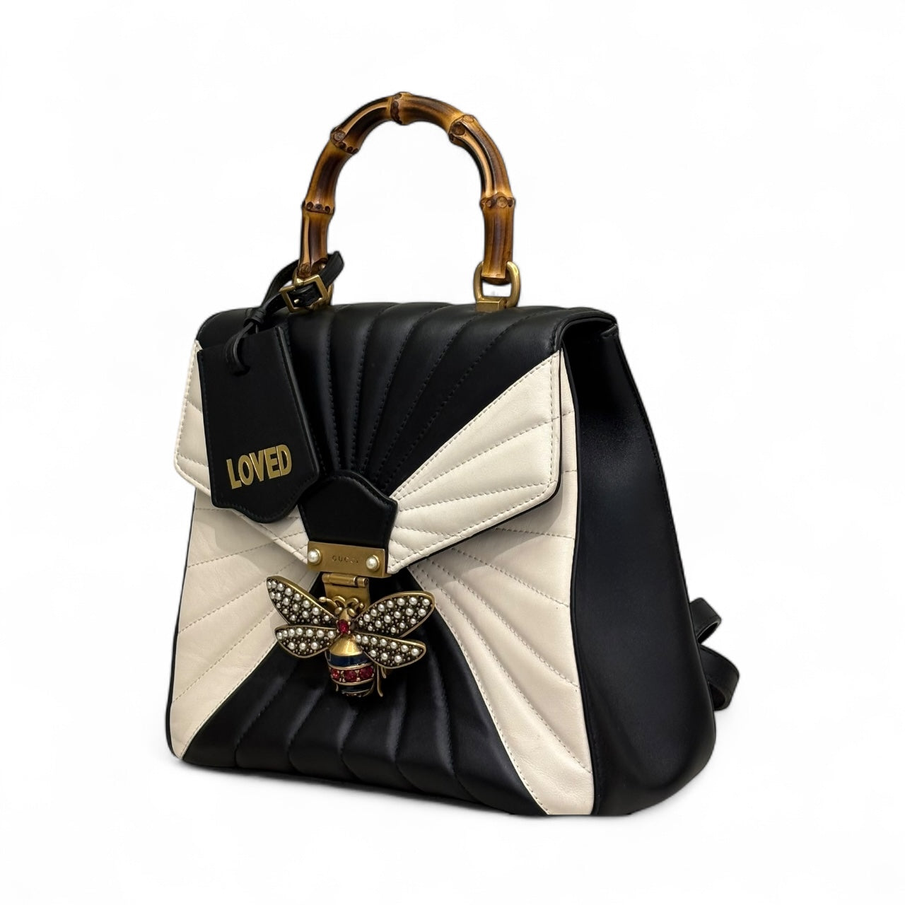 Gucci Backpack Bamboo Handle Pre-Owned