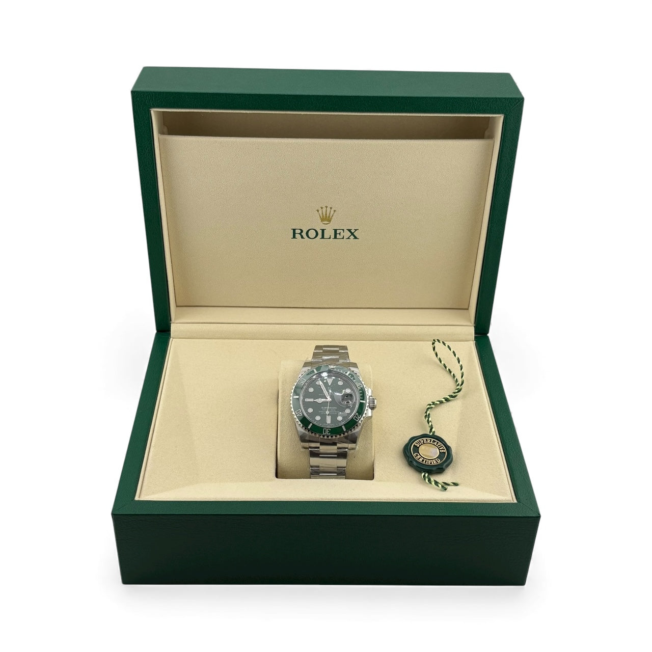 Rolex Submariner W/Date Hulk 116610LV Pre-Owned Sep 2018