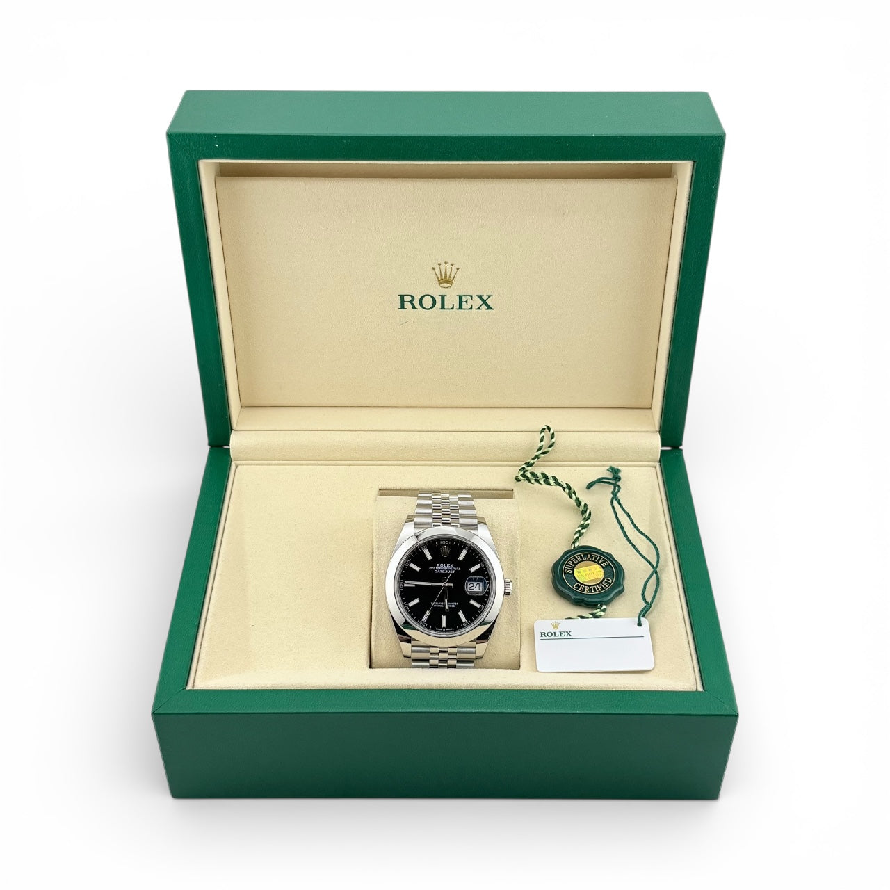 Rolex Datejust Black 126300 BNIB Dec 2025
