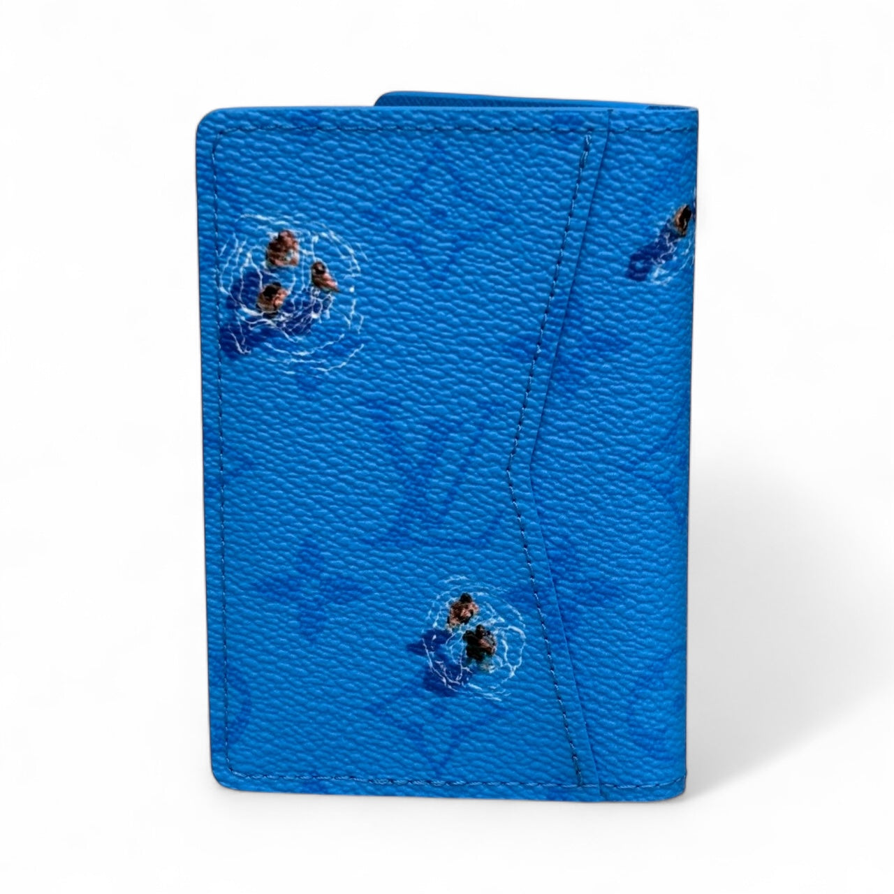 Louis Vuitton Card Holder | Pool Print Edition | Blue | New