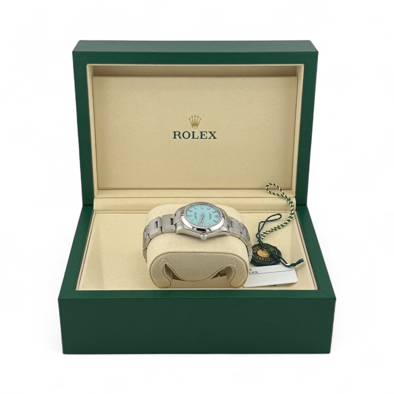 Rolex Oyster Perpetual 31 Tiffany Blue 277200 May 2025 BNIB Full Set