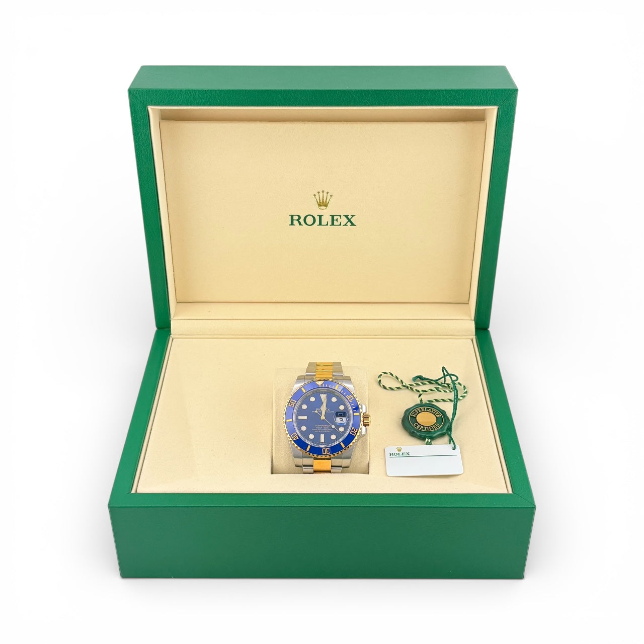 Rolex Submariner Date Bluesy 116613LB July 2019 Pre-Owned Mint