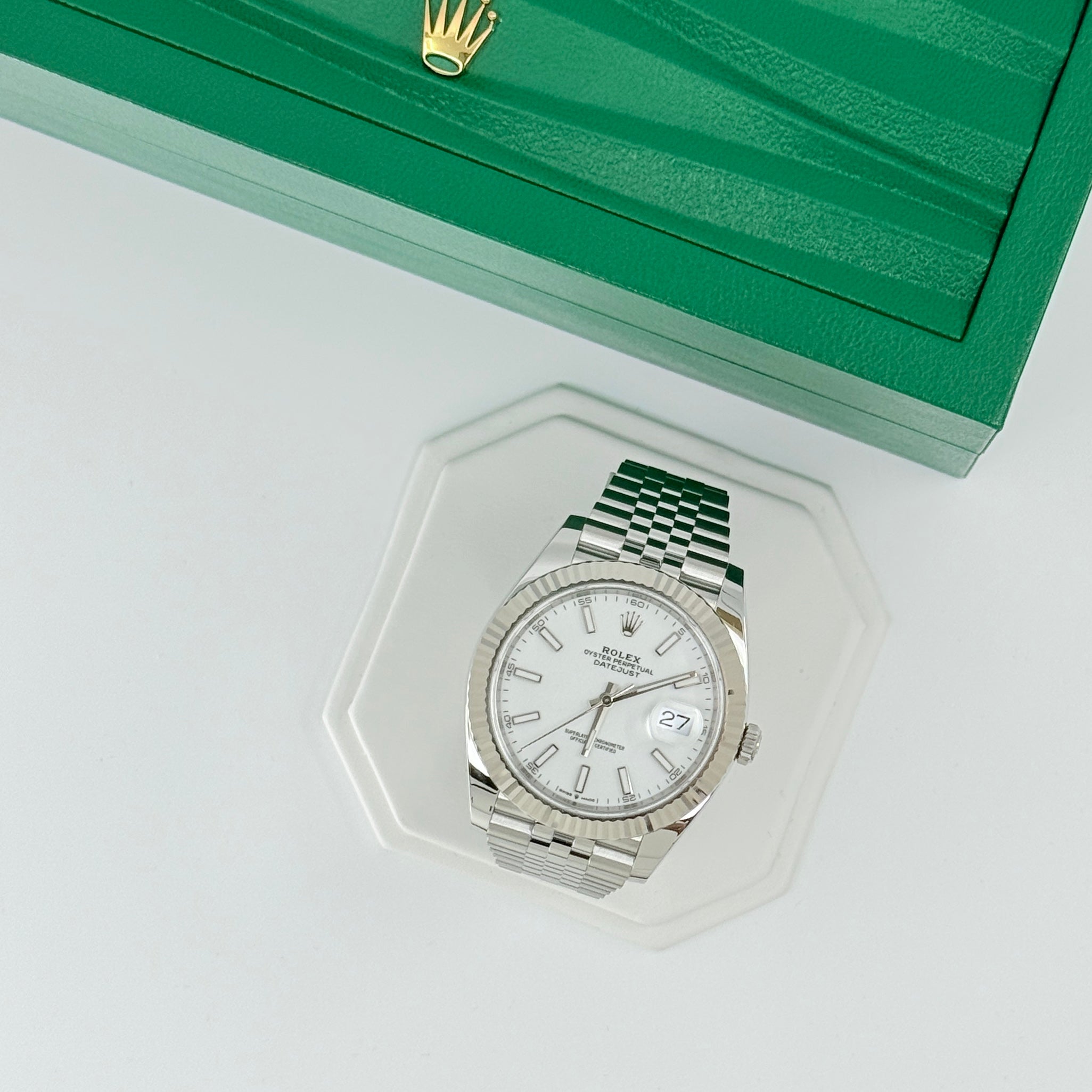 Rolex Datejust 41 126334 | White Dial | Jubilee Bracelet | Pre-Owned