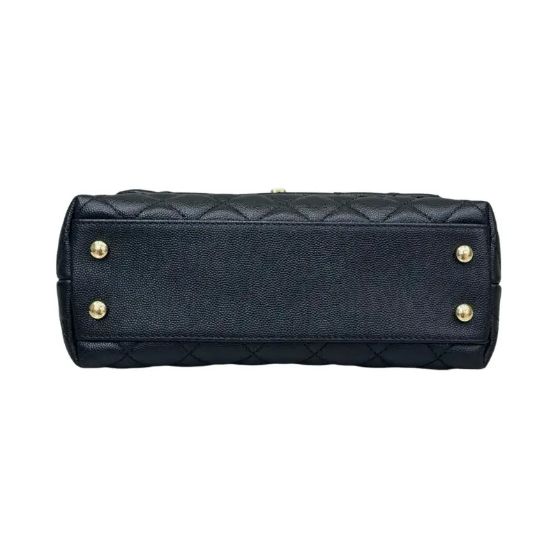 Chanel Coco Handle – Small Black Caviar Leather Gold Hardware Pre-Owned Excellent