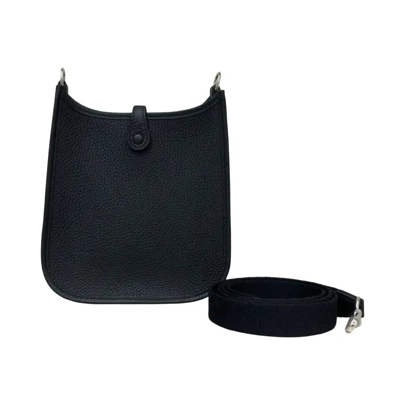 Hermès Mini Evelyne | Black | Silver Hardware | W Stamp 2024 | New