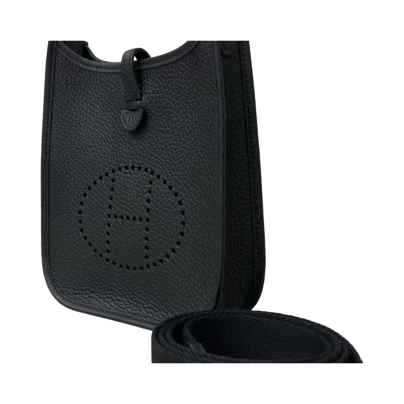 Hermès Mini Evelyne | Black | Silver Hardware | W Stamp 2024 | New