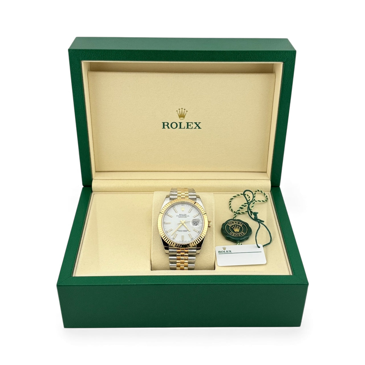 Rolex Datejust White Two-Tone 126333 Pre-Owned Mint 2024