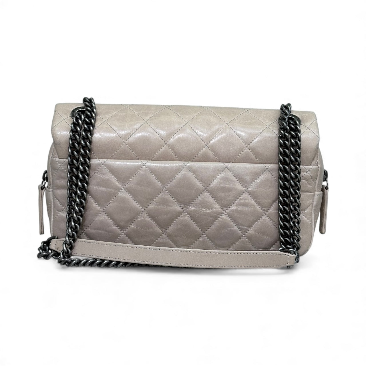 Chanel Flap Bag Beige Pre-Owned