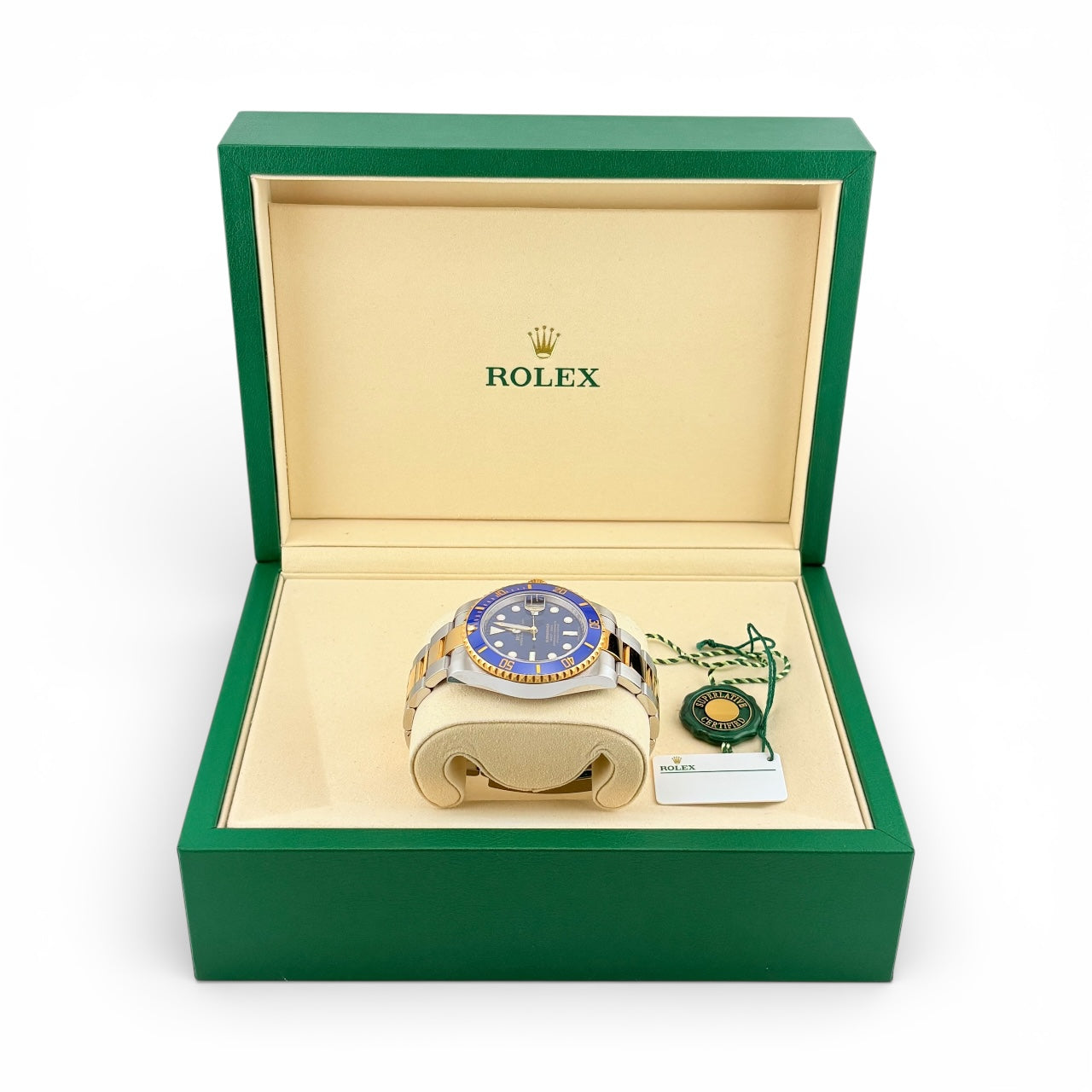 Rolex Submariner Date Bluesy 116613LB July 2019 Pre-Owned Mint