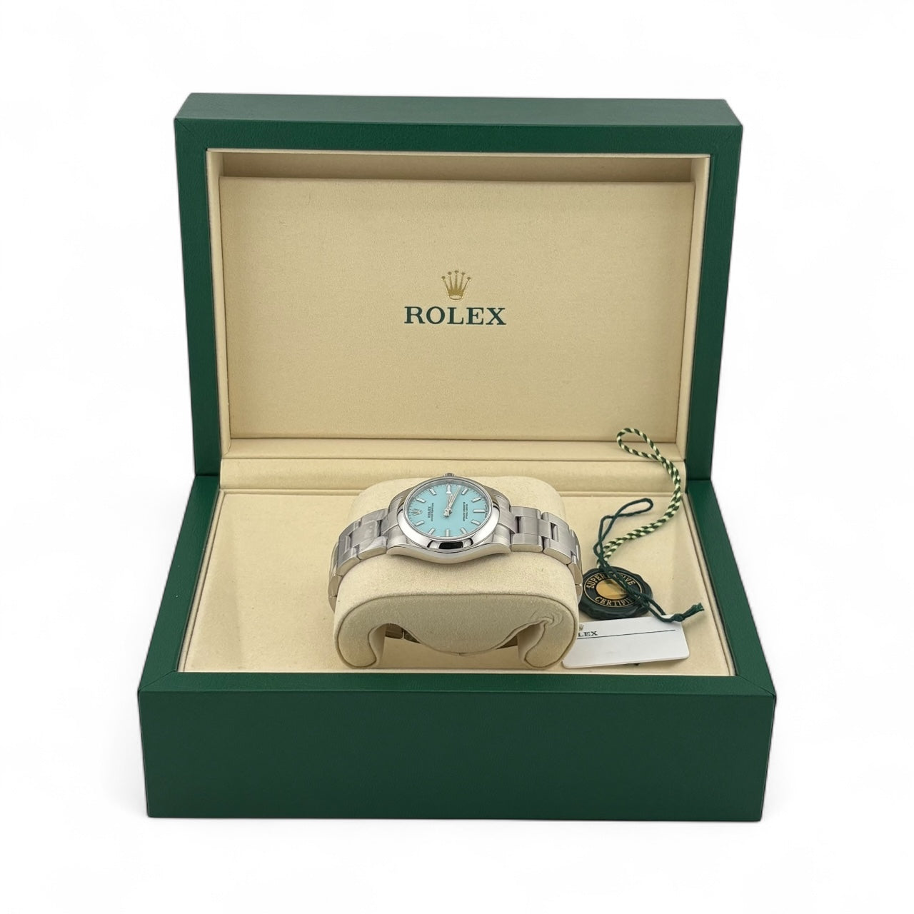 Rolex Oyster Perpetual 31 Tiffany Blue 277200 May 2025 BNIB Full Set