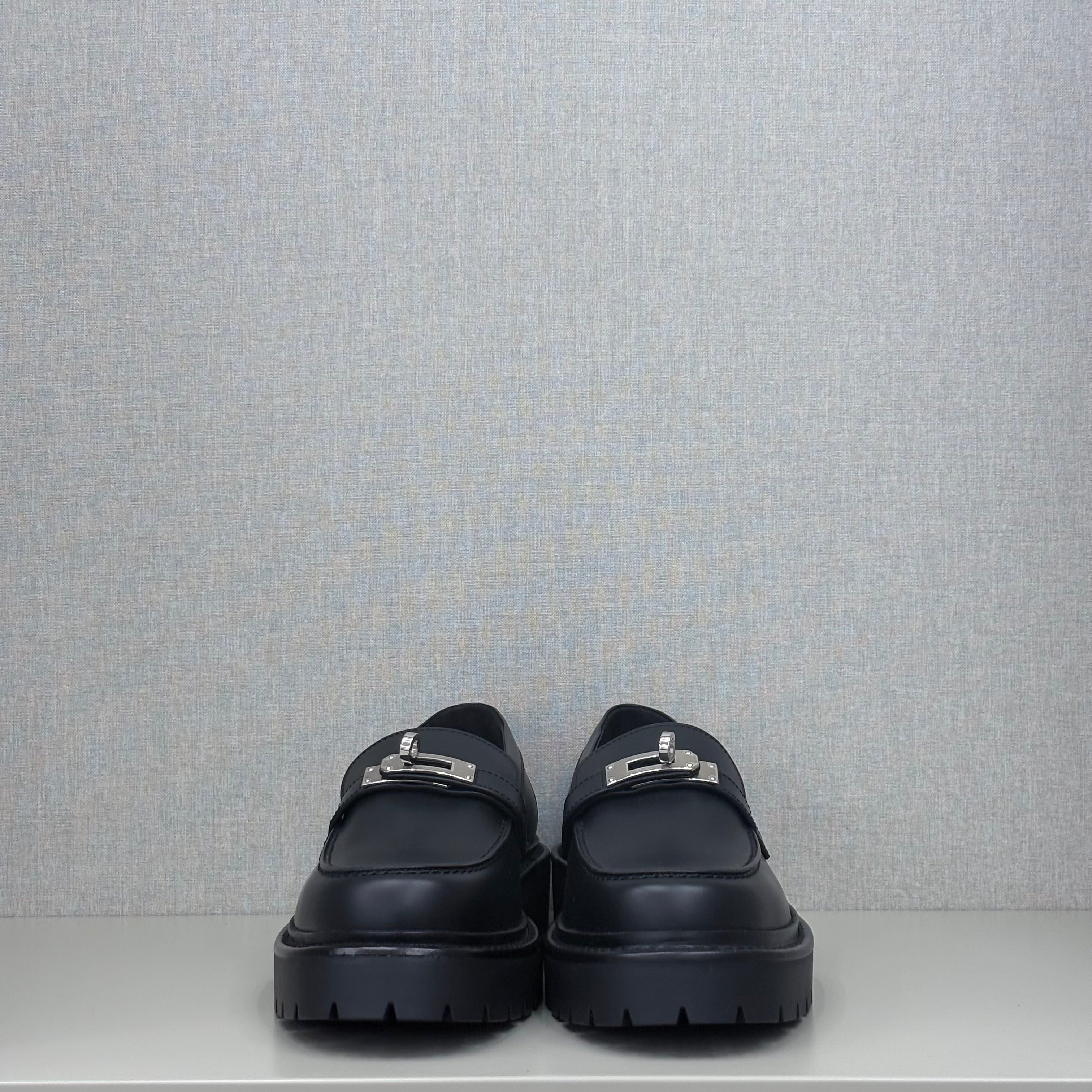 Hermes Icone Loafer Black Pre-Owned