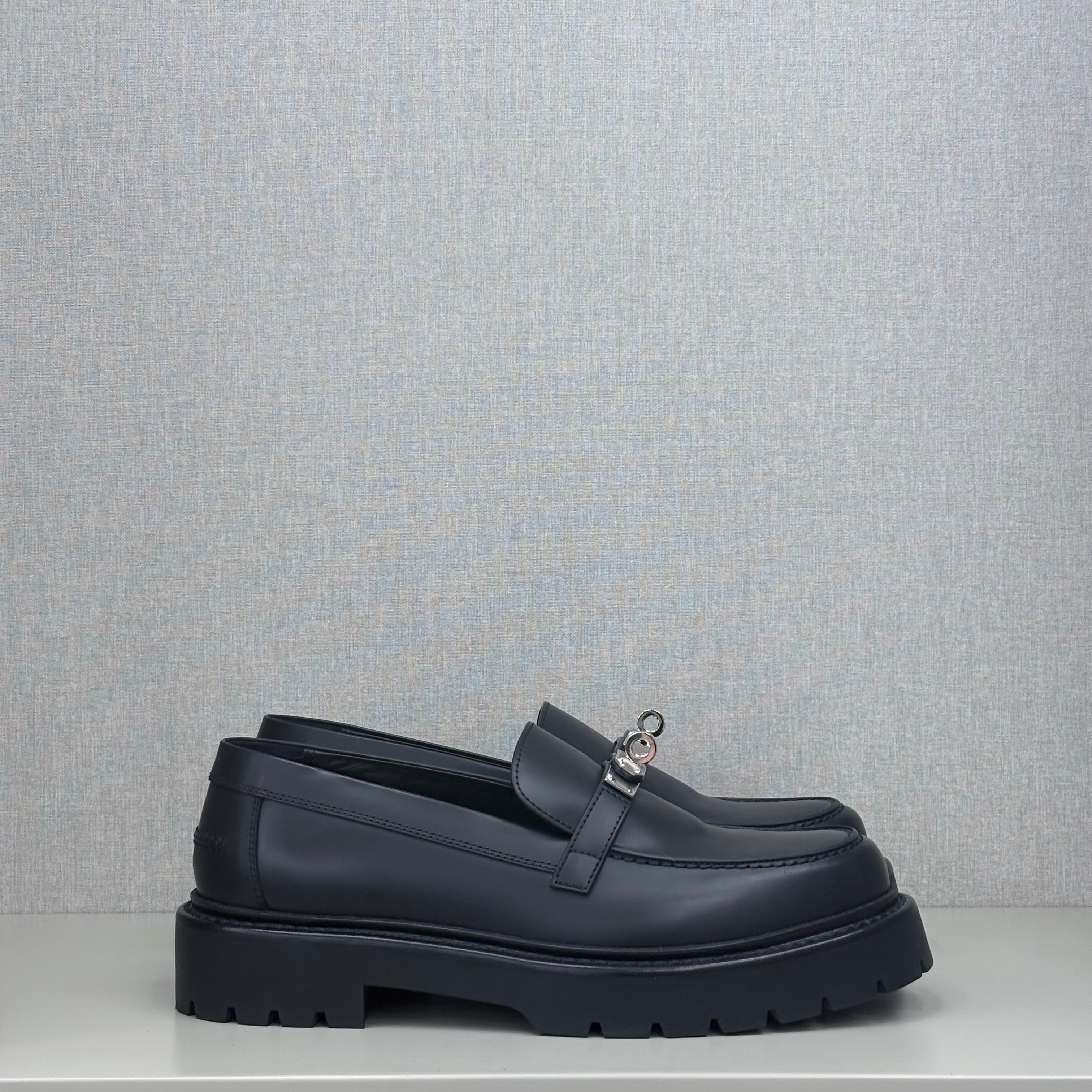 Hermes Icone Loafer Black New