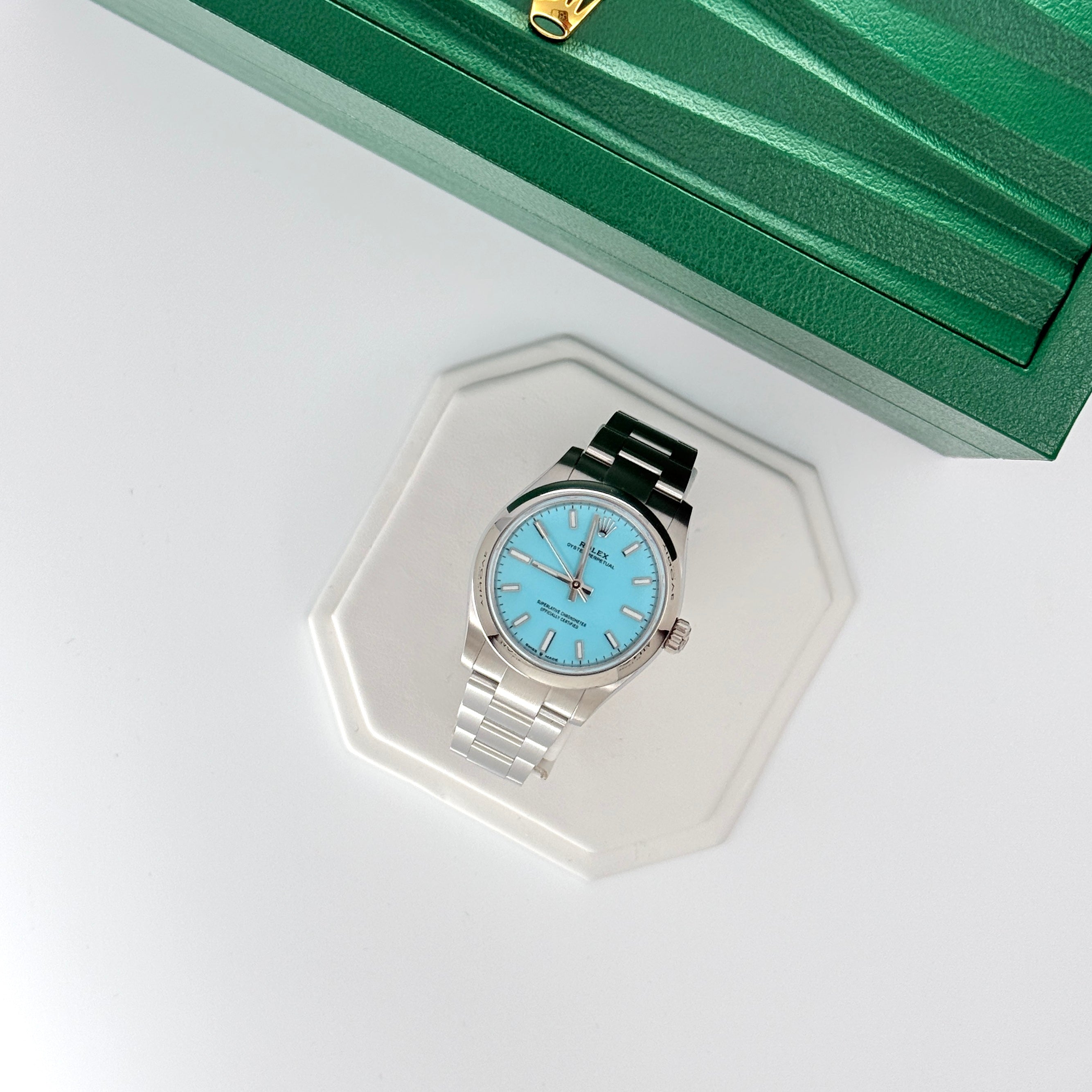 Rolex Oyster Perpetual 277200 | Tiffany Blue Dial | 31mm | New