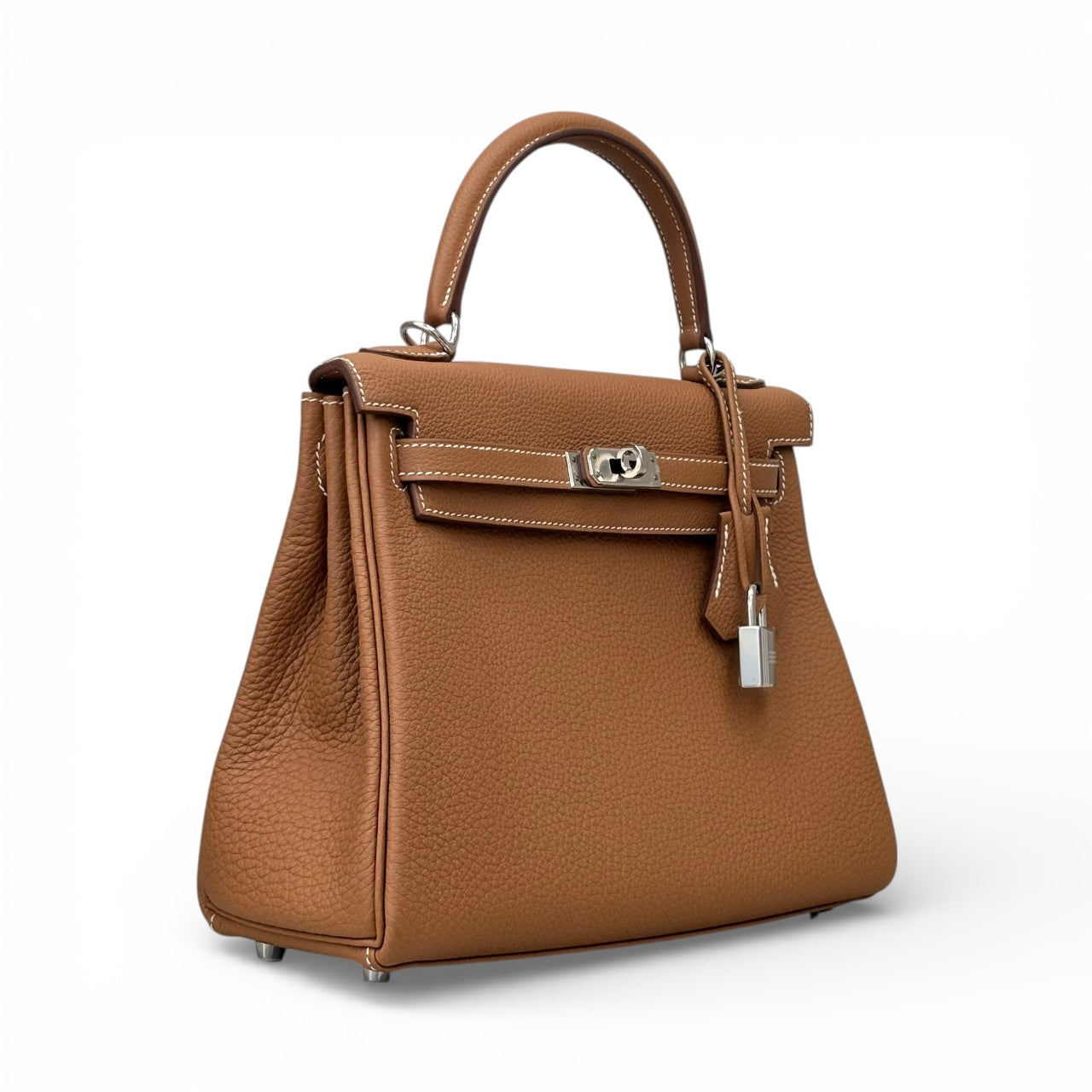 Hermes Kelly 25 Gold Togo Leather