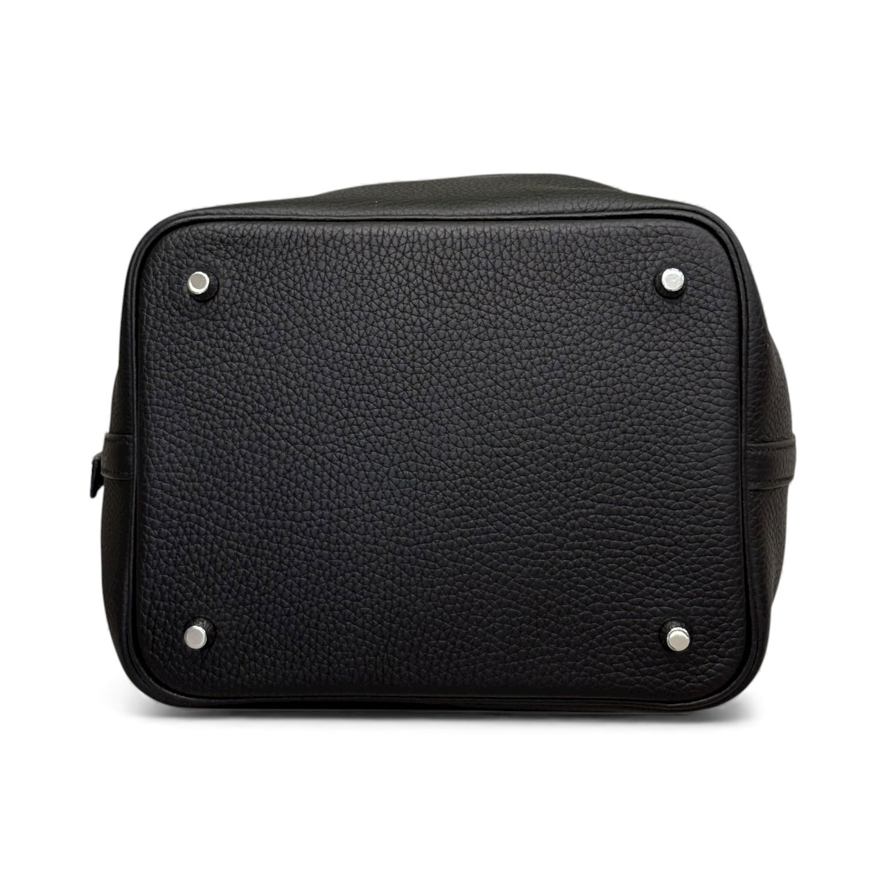 Picotin 22 Clemence Leather Black Pre-Owned