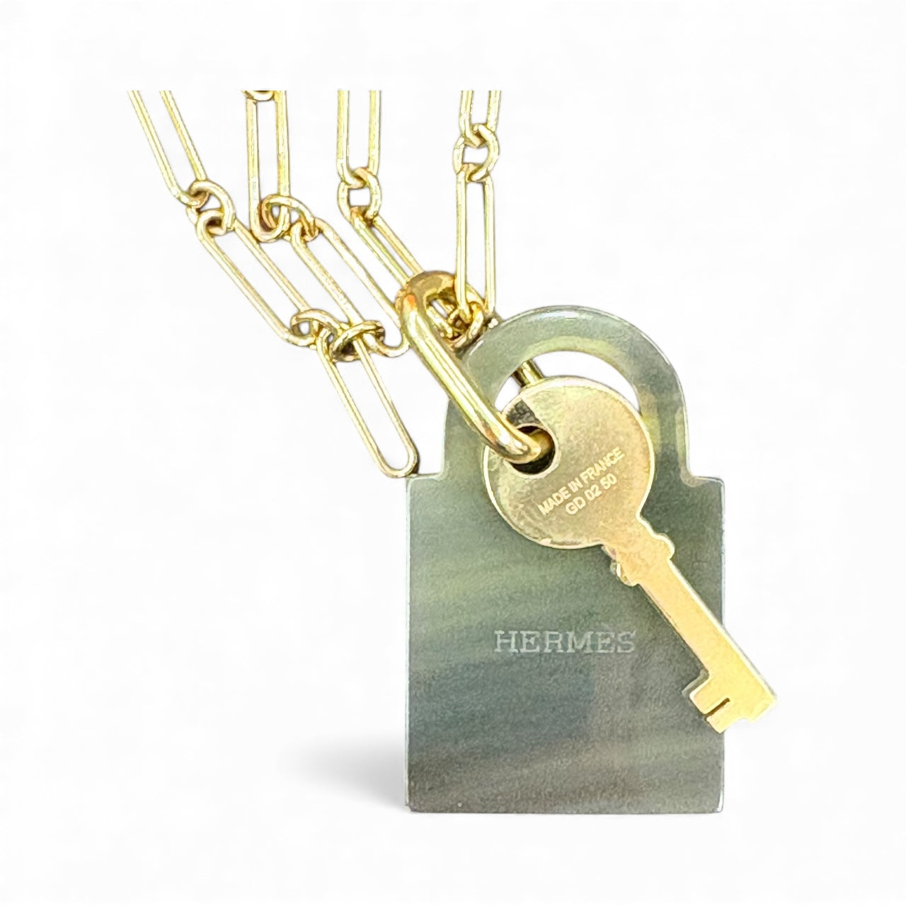 HERMÈS Bag Charm Necklace Pre-Owned