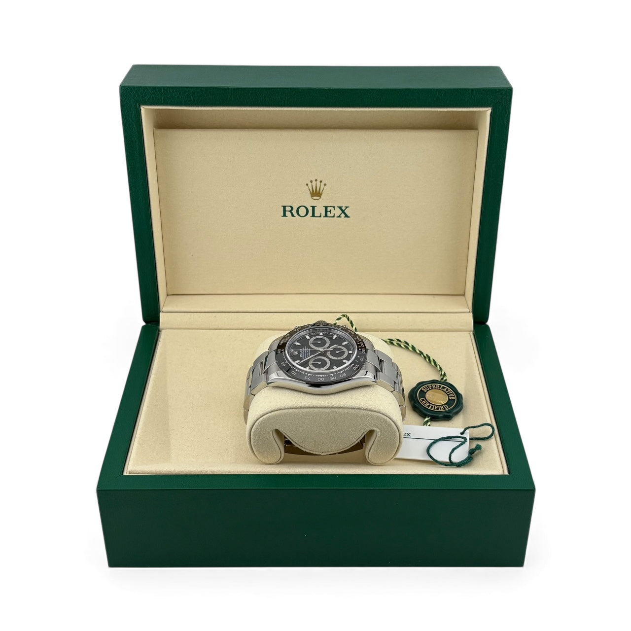 Rolex Daytona Black Dial 116500LN Pre-Owned Mint May 2022