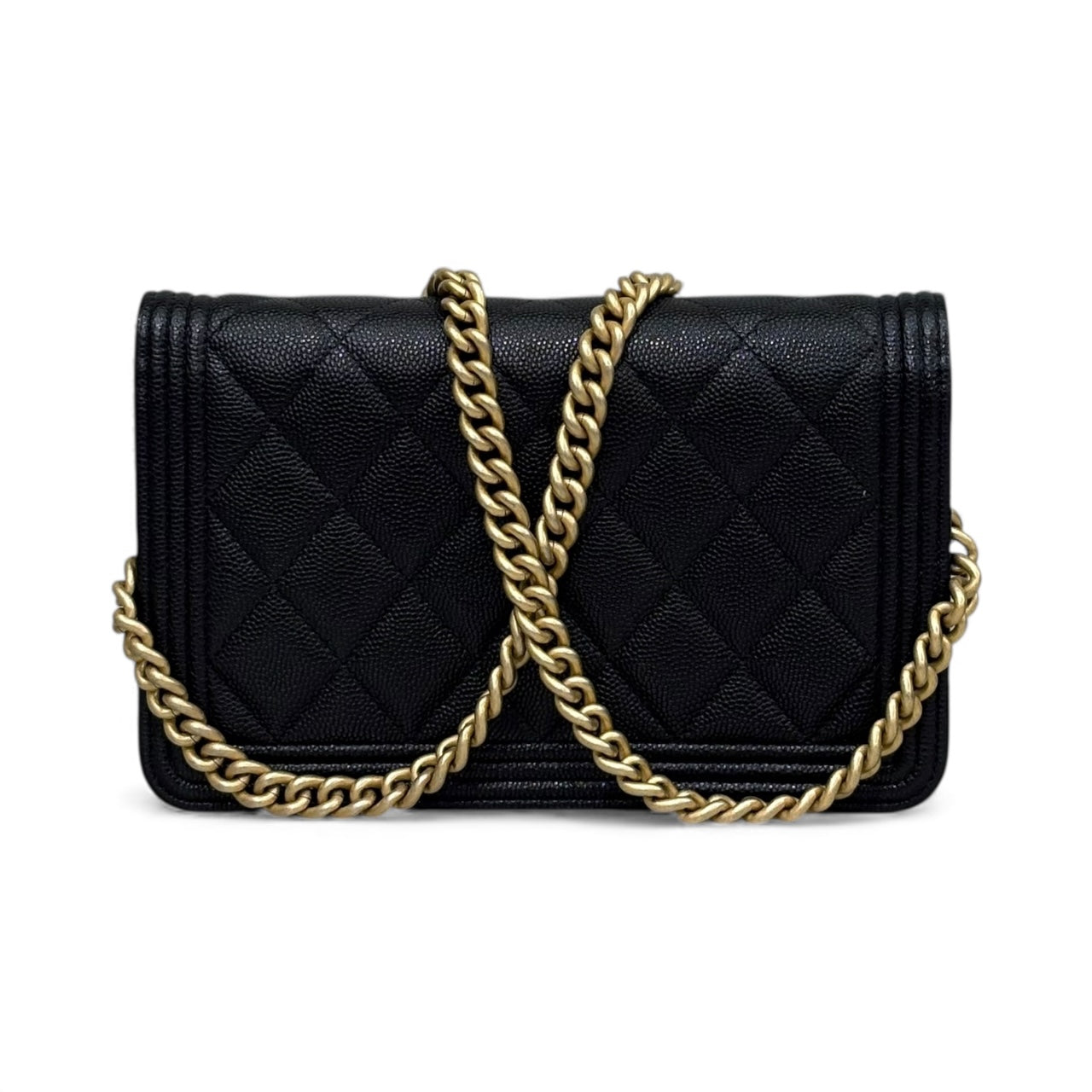 Chanel Boy Woc Caviar Pre-Owned