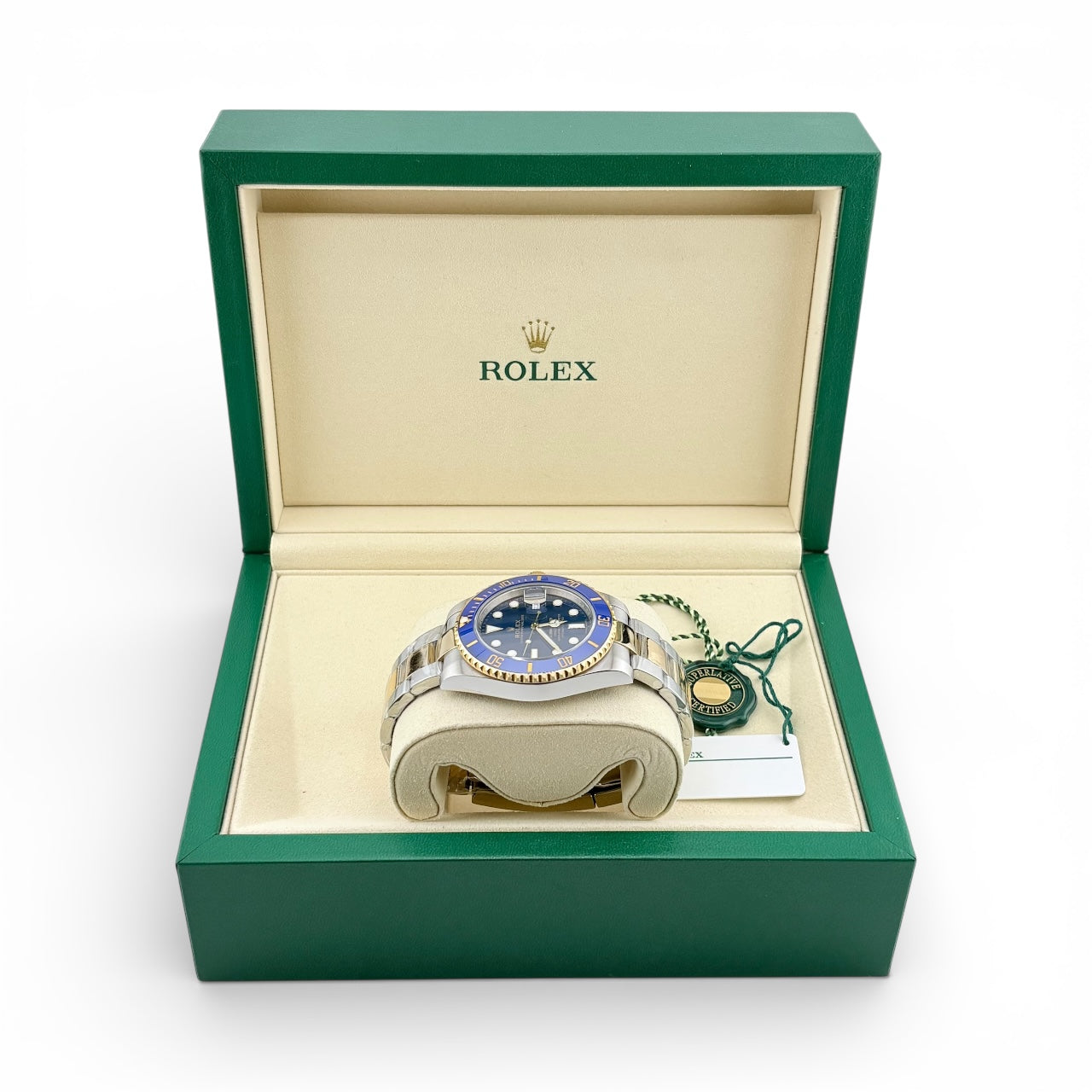 Rolex Submariner Date Bluesy 116613LB Pre-Owned Mint May 2019