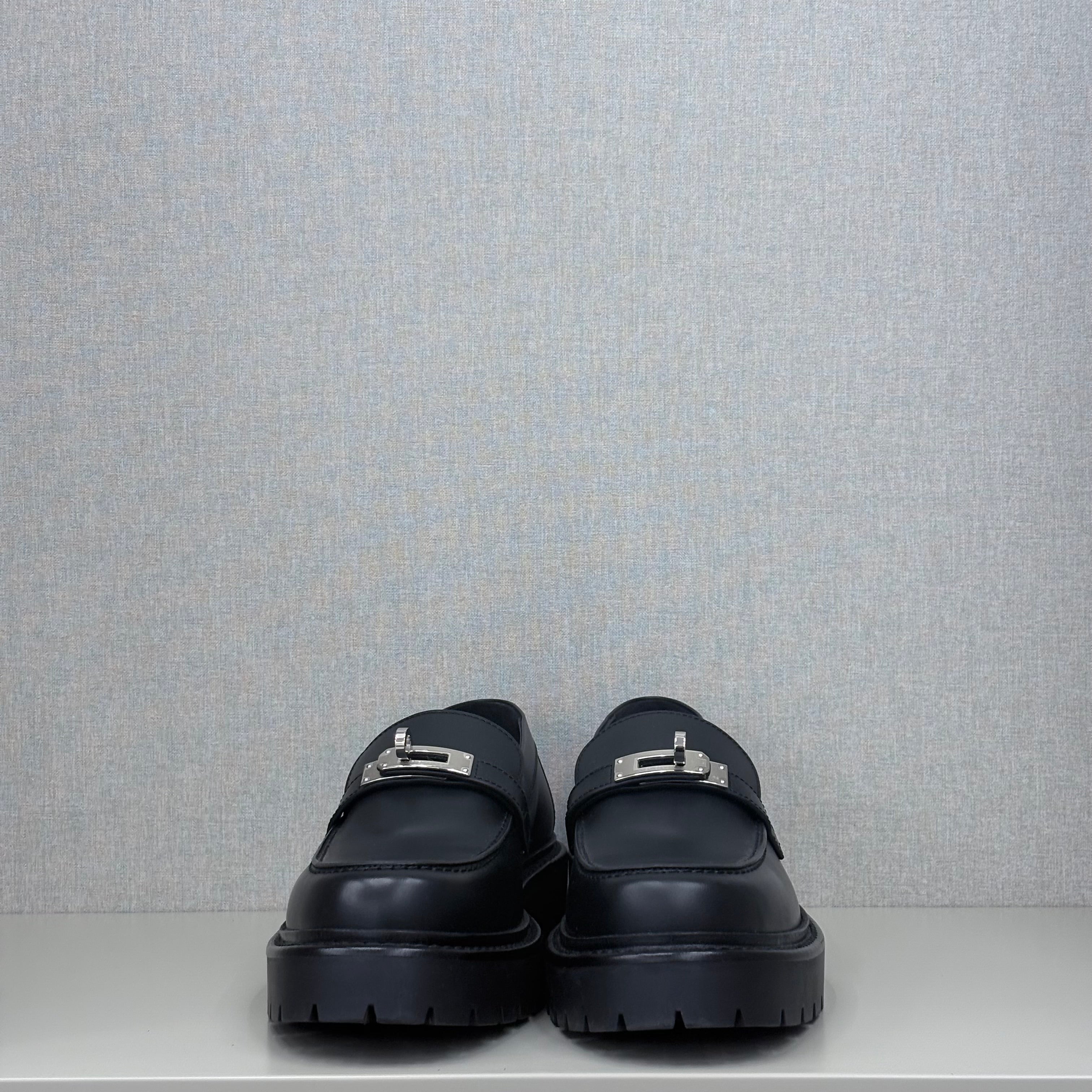 Hermes Icone Loafer Black New