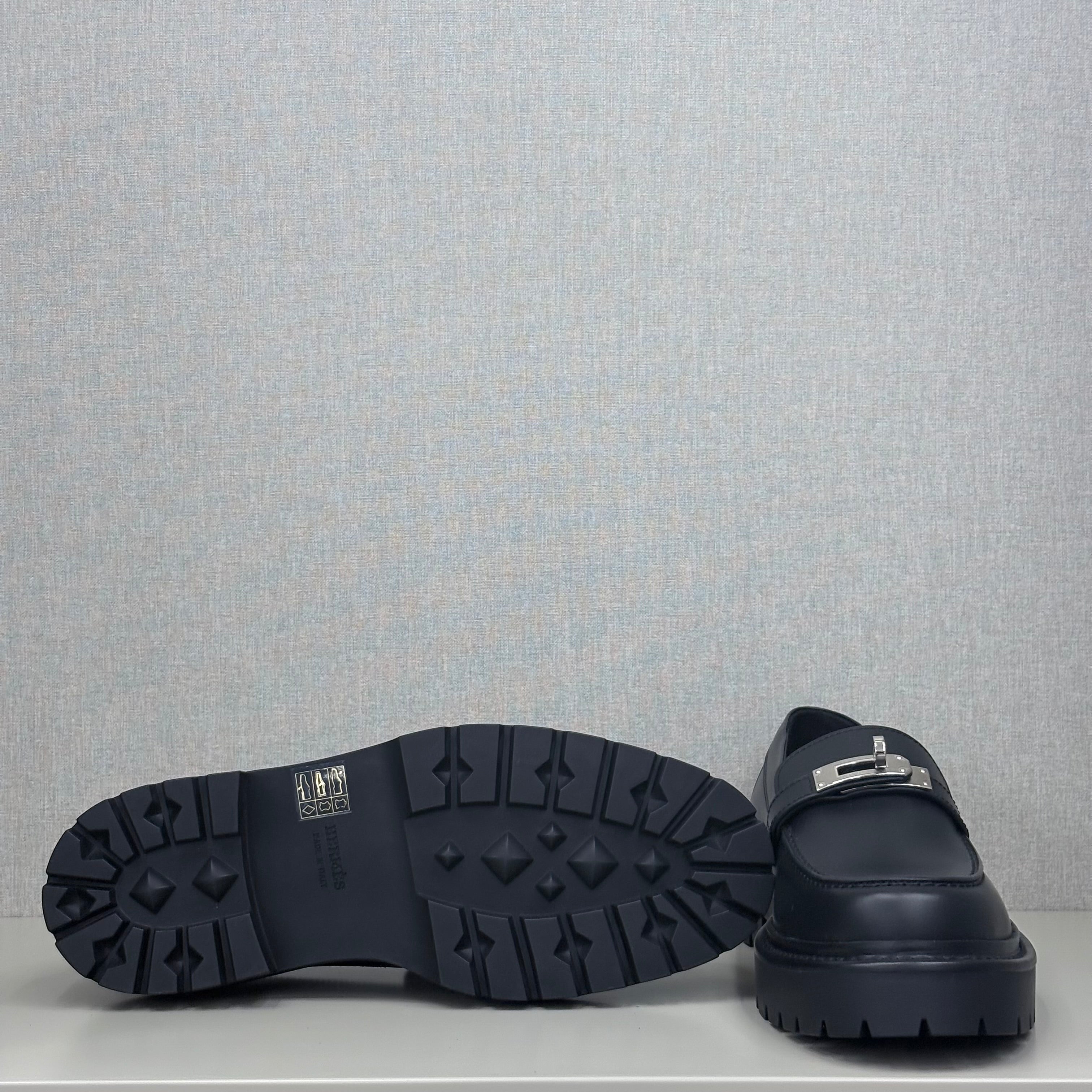 Hermes Icone Loafer Black Pre-Owned