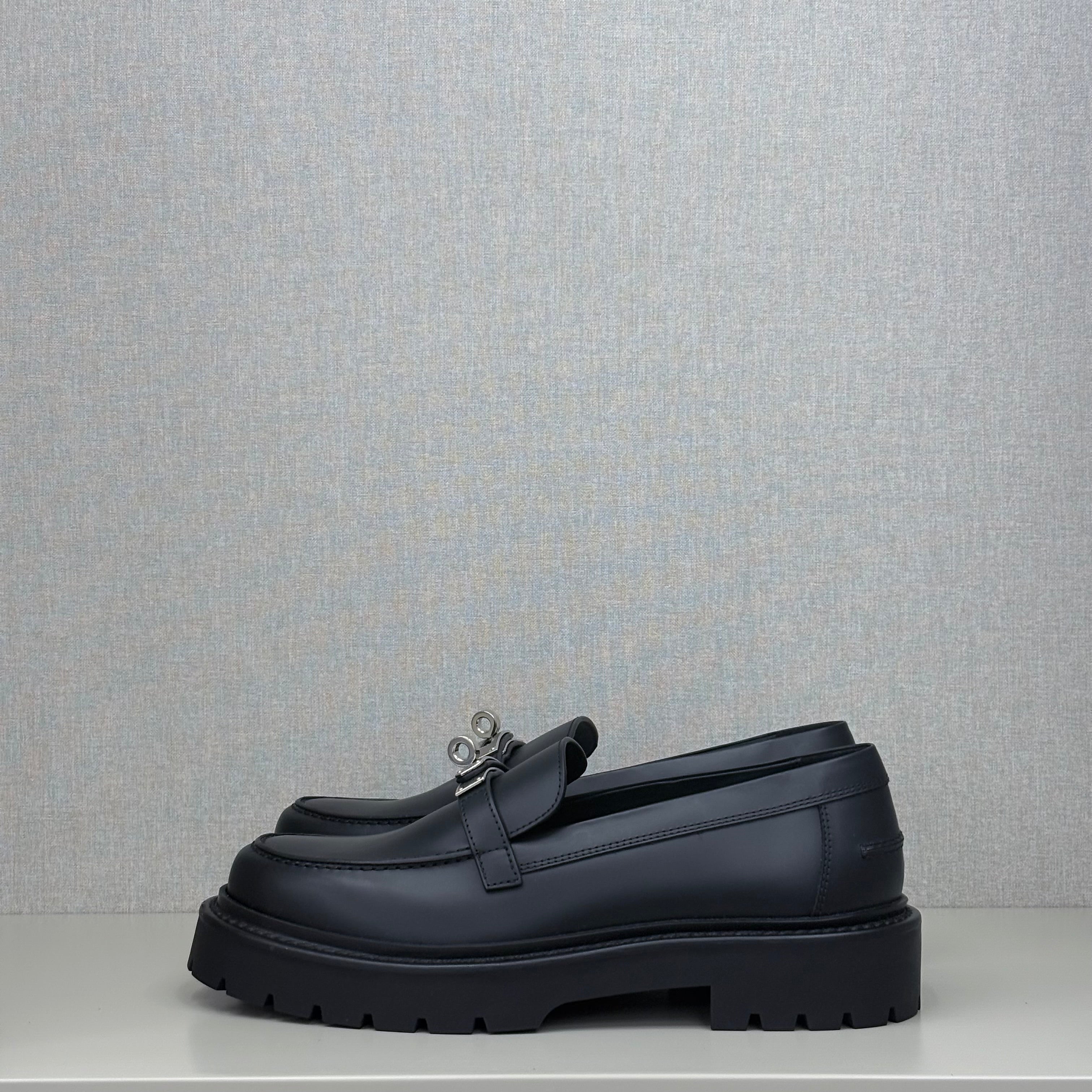Hermes Icone Loafer Black Pre-Owned