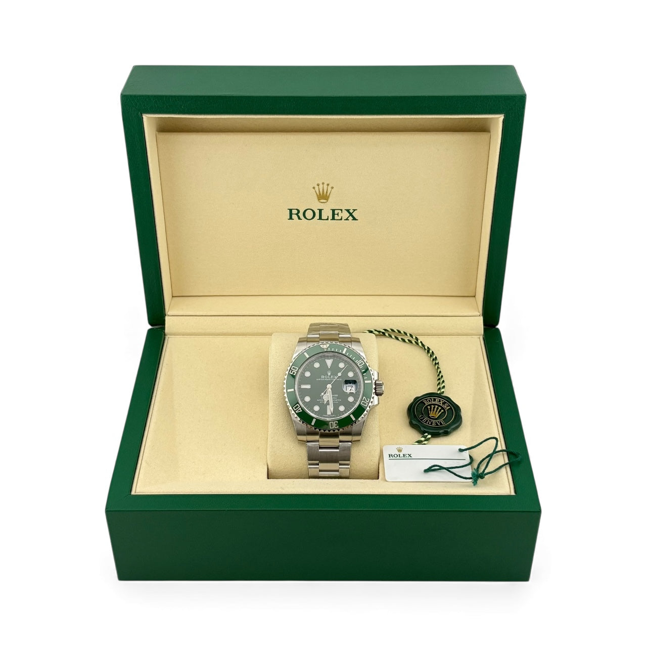 Rolex Submariner Date Hulk 116610LV Pre-Owned Mint Apr 2018